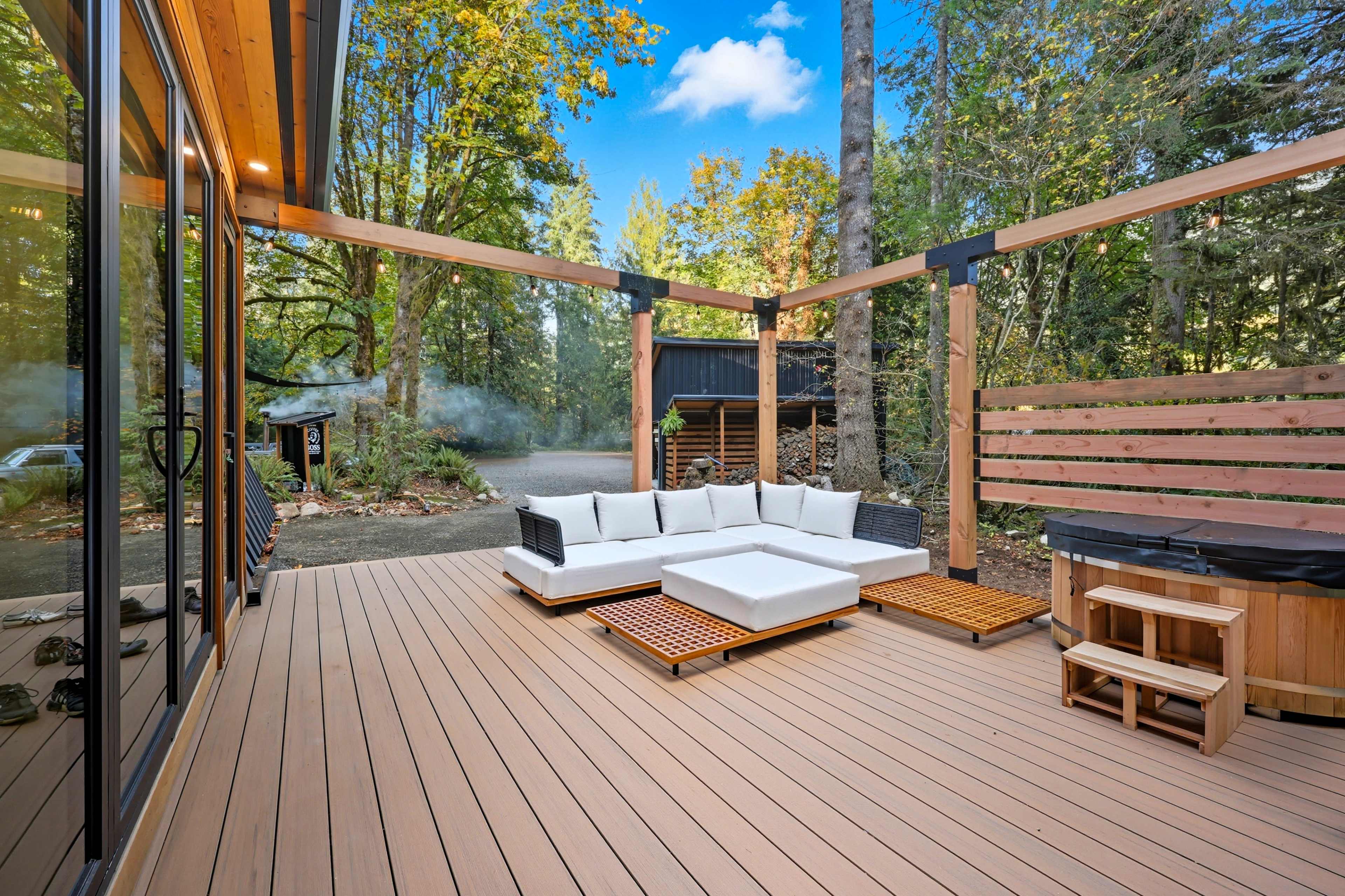 Modern AFrame in the Woods of Mt. Hood Image in Welches, Welches, OR