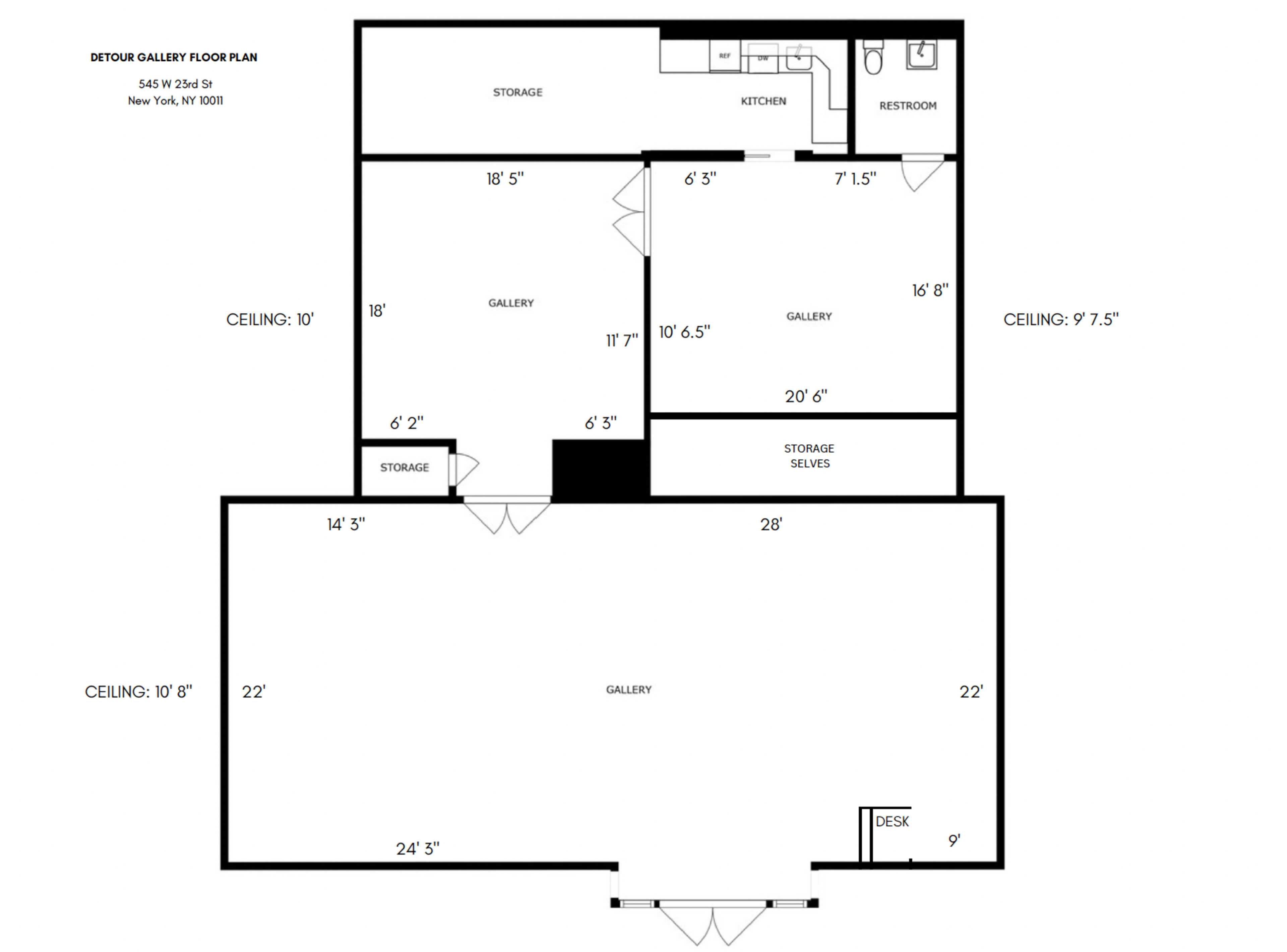 Ground Floor - White Box Chelsea Gallery Space Image in Midtown Manhattan, New York, NY