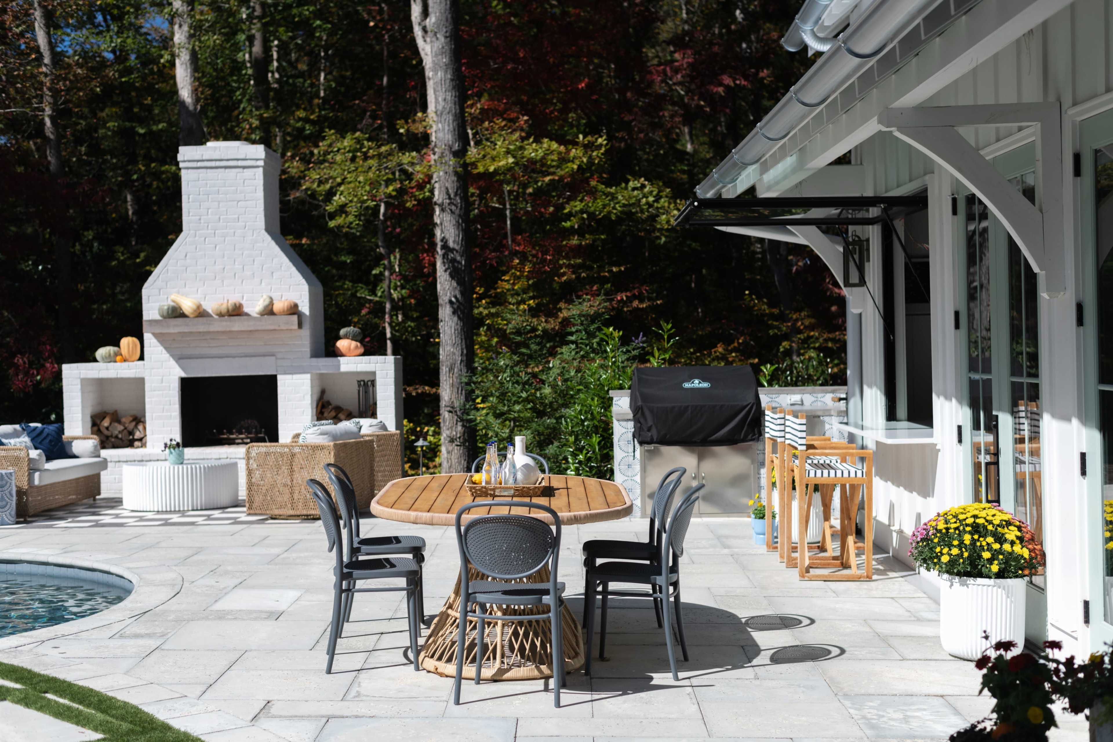 Backyard Oasis-Pool and Poolhouse Image in Milton, milton, GA