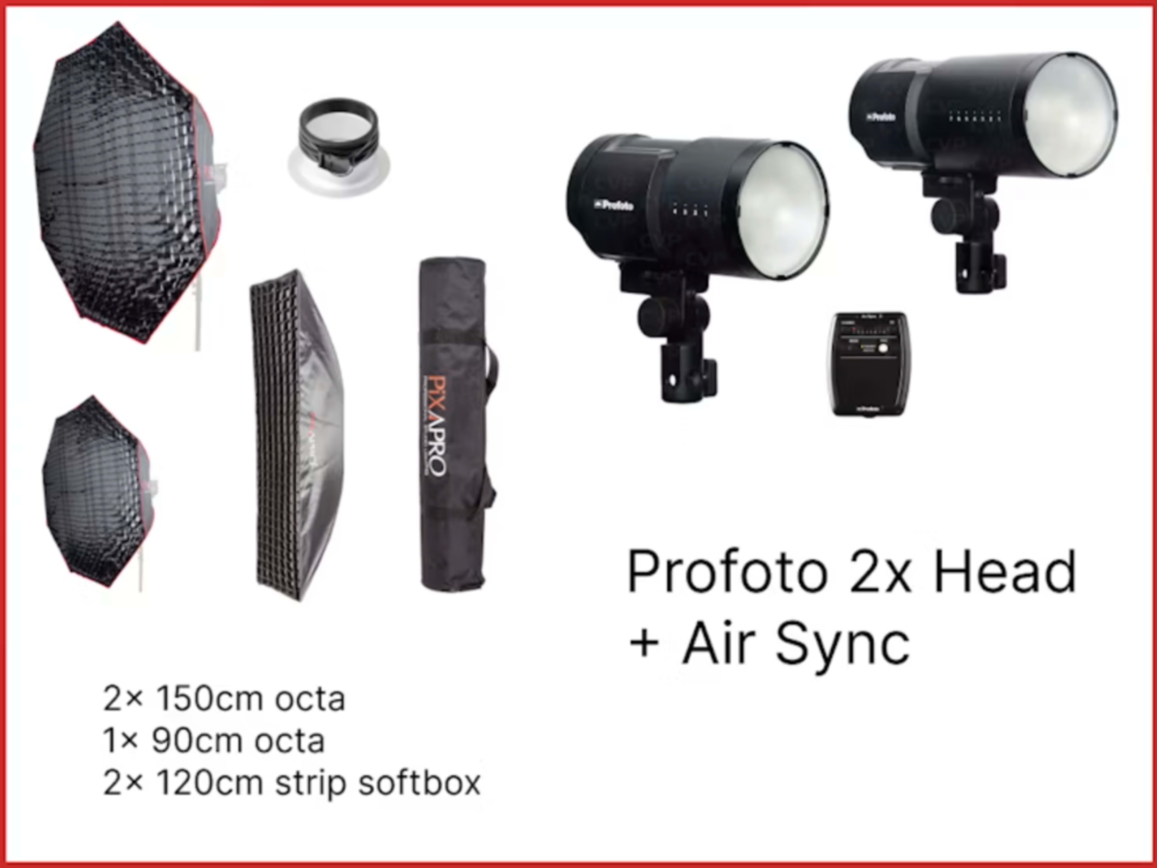 Profoto Head and Modifiers Kit