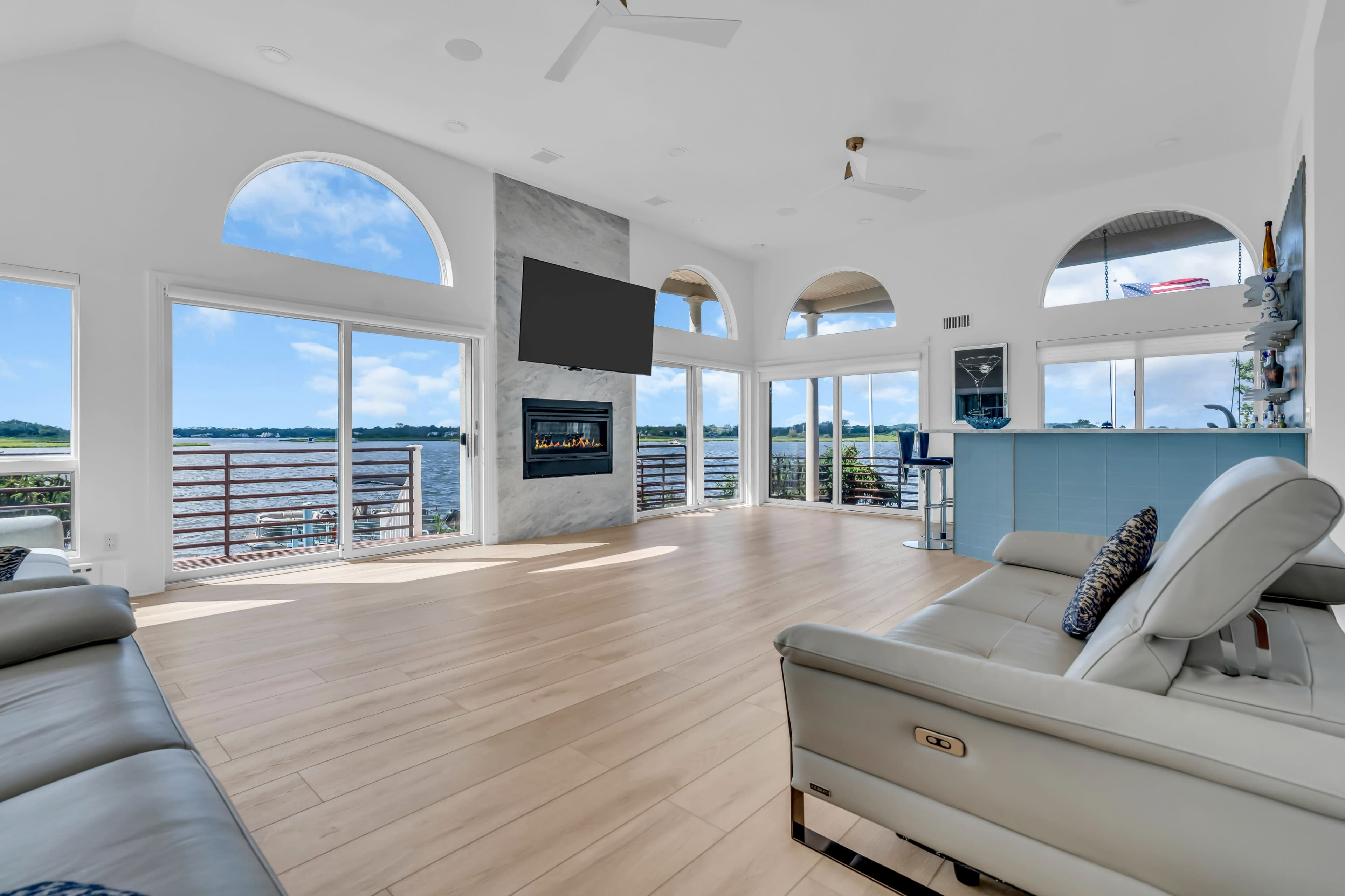 Luxury Waterfront Villa • Heated Pool + Dock Image in Sea Bright, Sea Bright, NJ