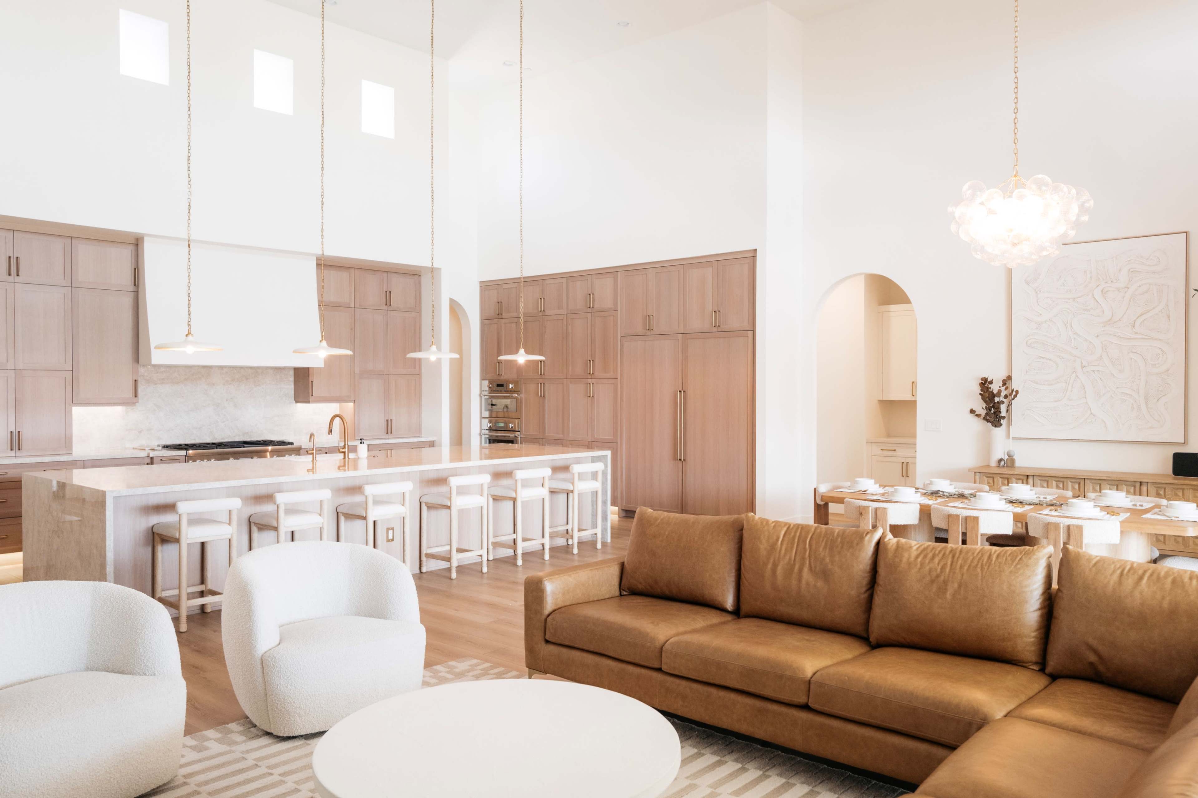 Spanish Modern Home w/ Warm Finishes, Mountain Views & Natural Light Image in Verrado, Buckeye, AZ