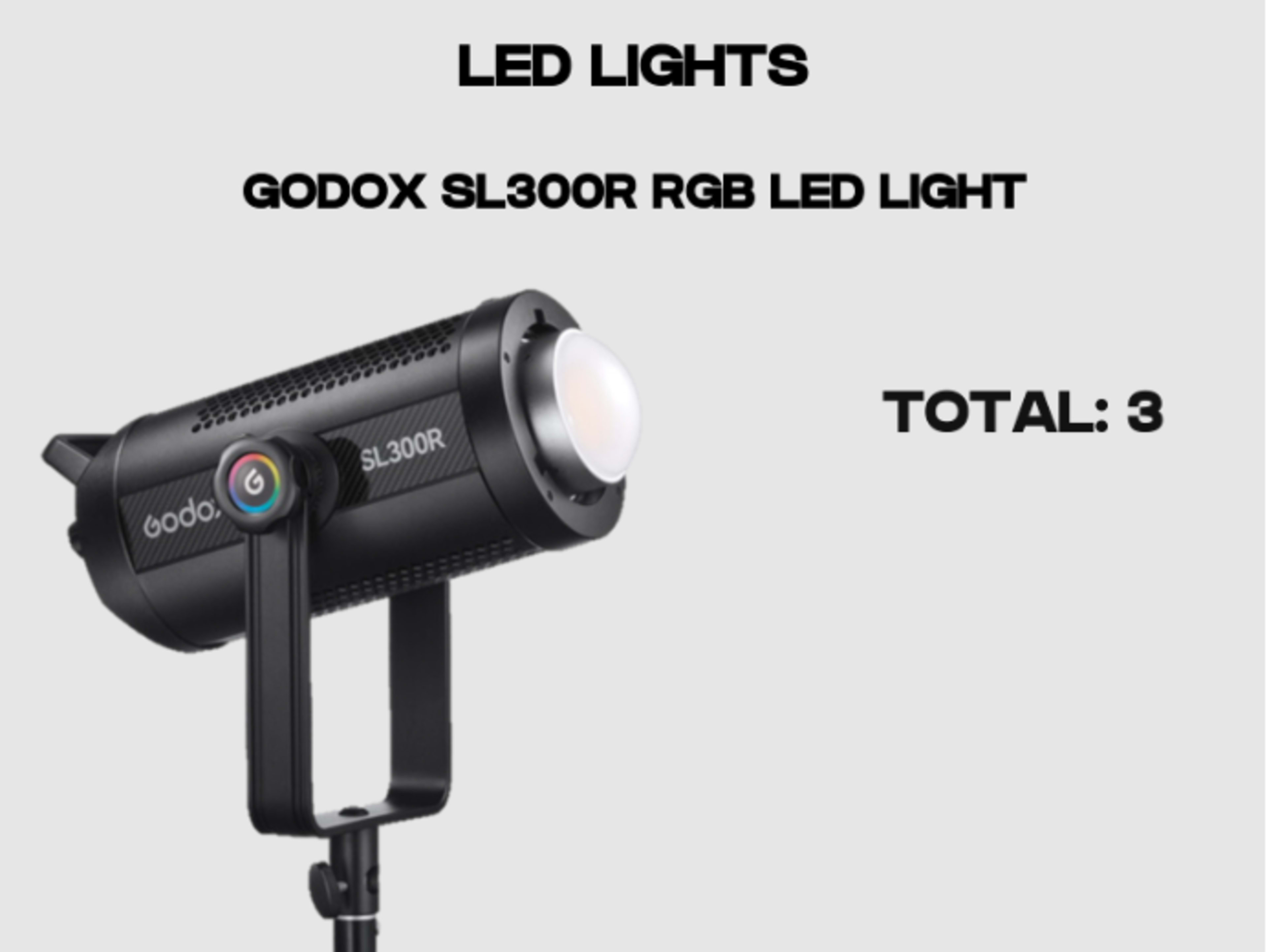 GODOX SL300R RGB LED LIGHT