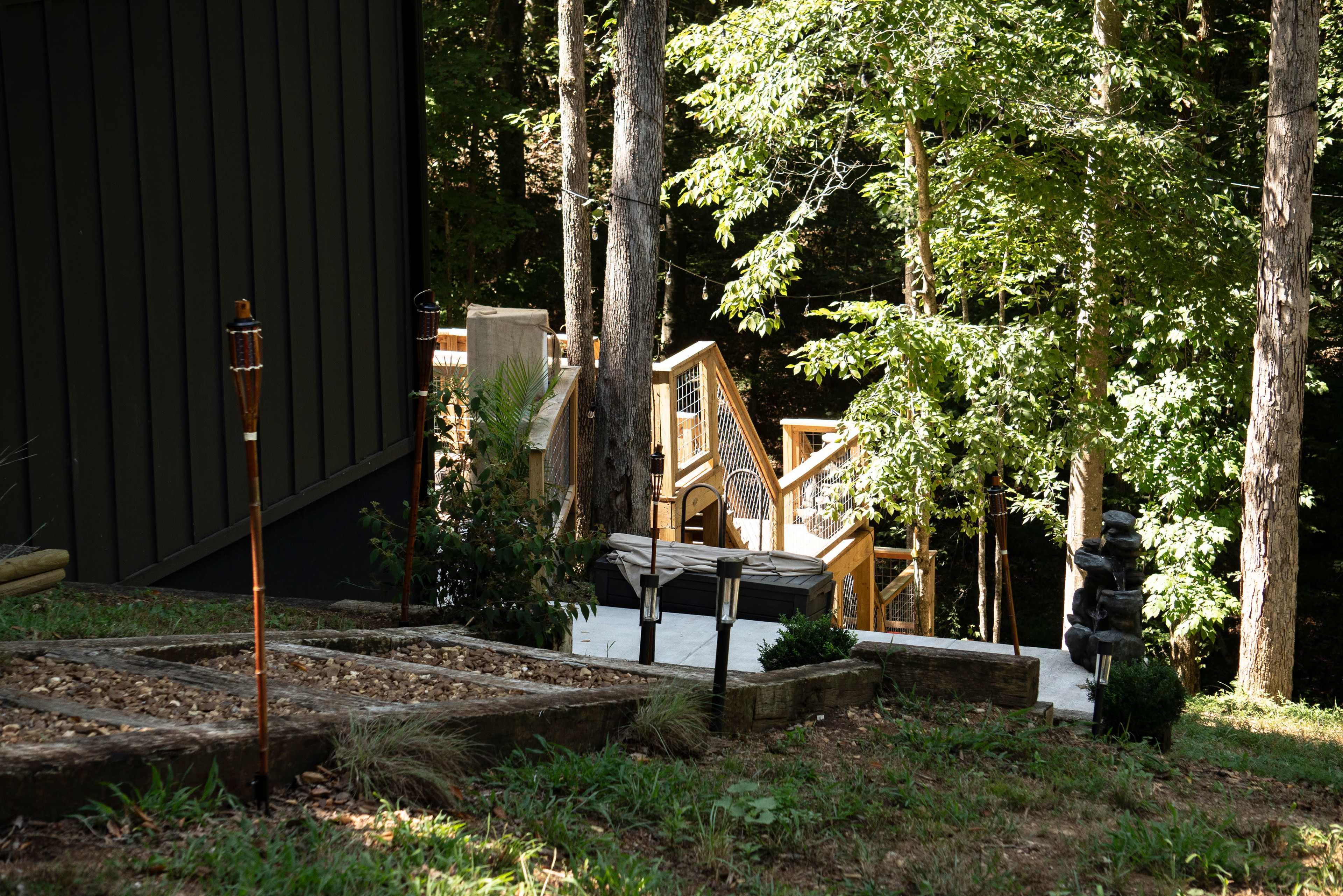 Hidden Cinematic Lux Haven in the Forest. Exploring Transformation + Well-Being. "Rest. Art. Connection" Image in , Ashland City, TN