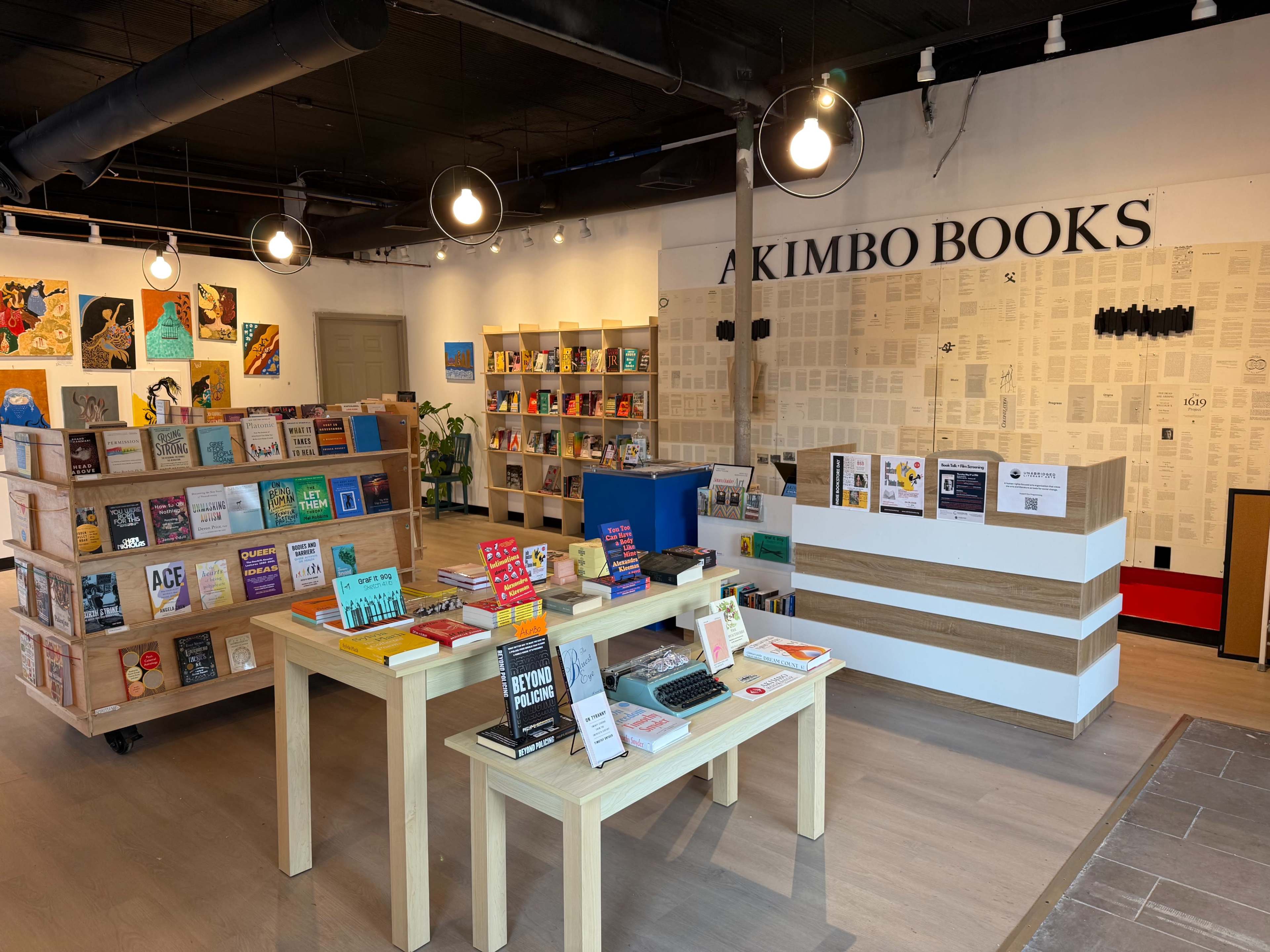 Modern, Open Layout Bookstore Image in Neighborhood of the Arts, Rochester, NY