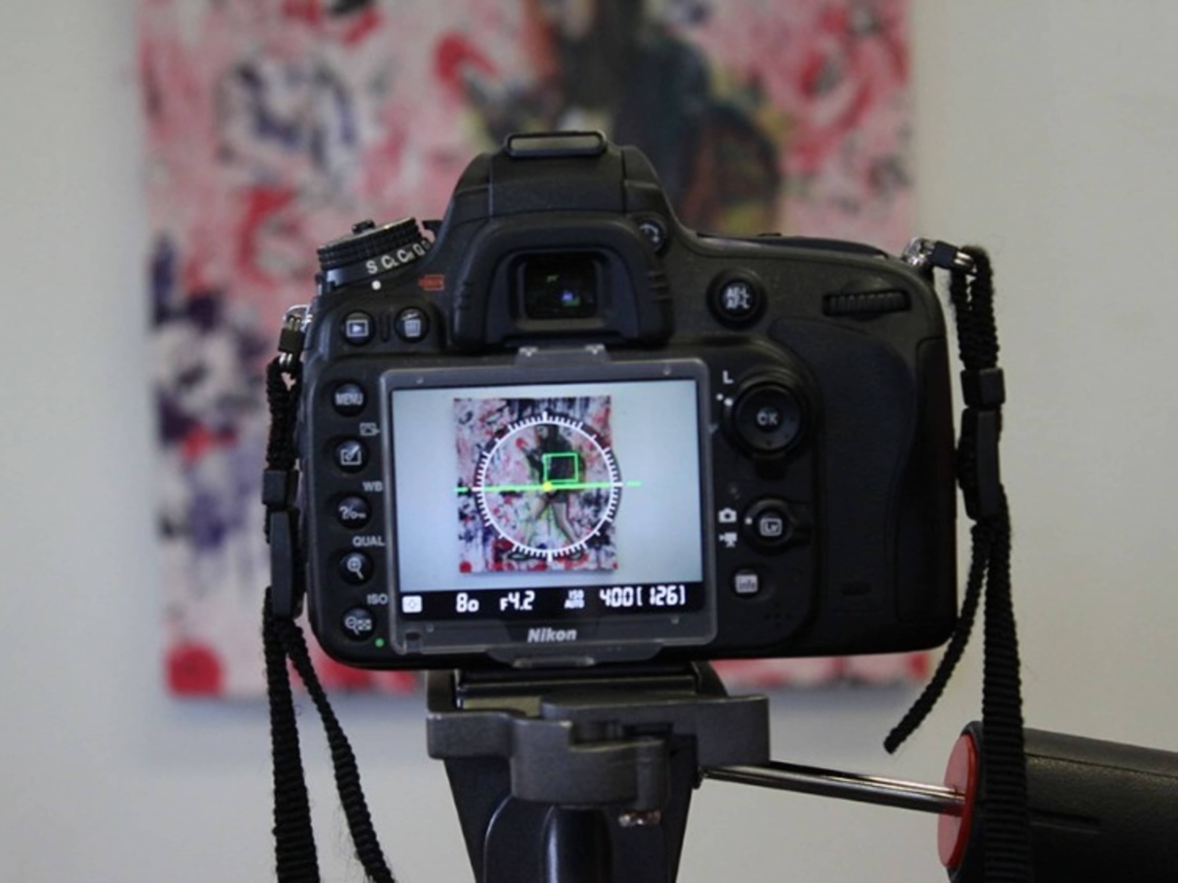 Photography of artwork or professional headshots
