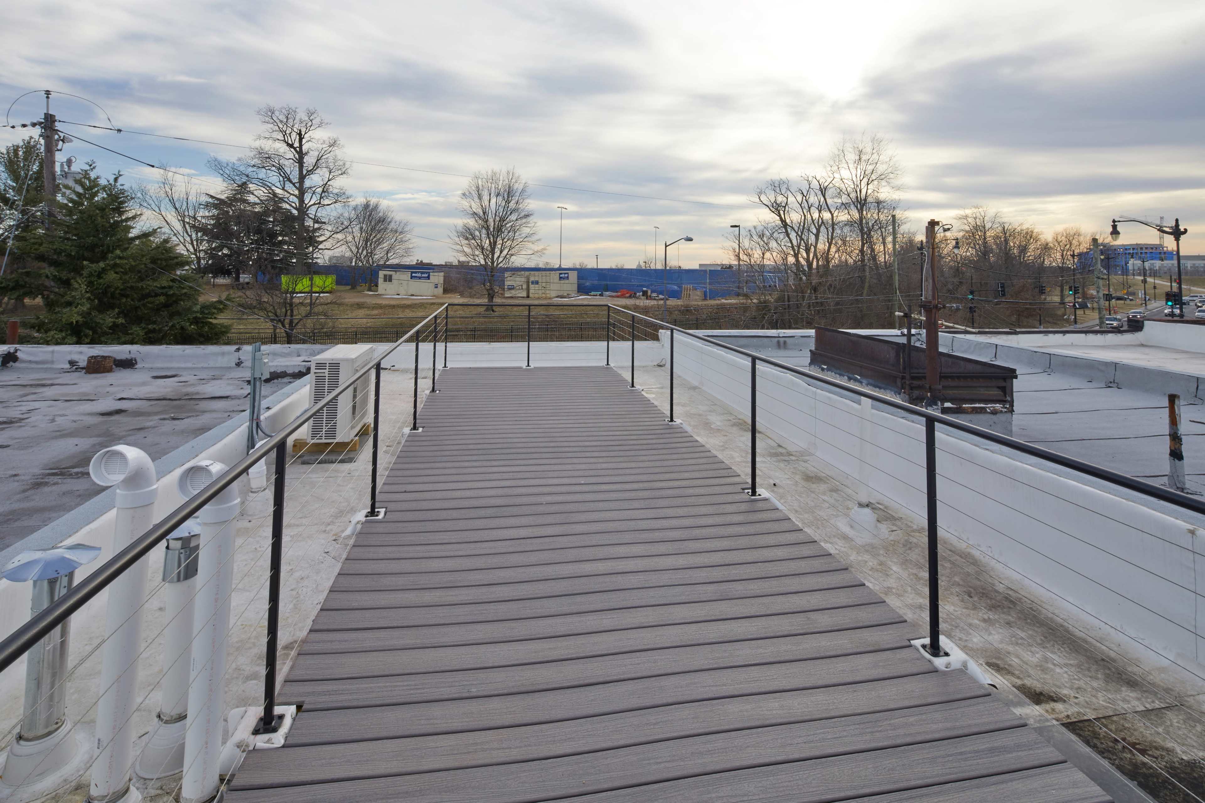 Large outdoor deck with capitol views and new apartment Image in Northeast Washington, washington, DC