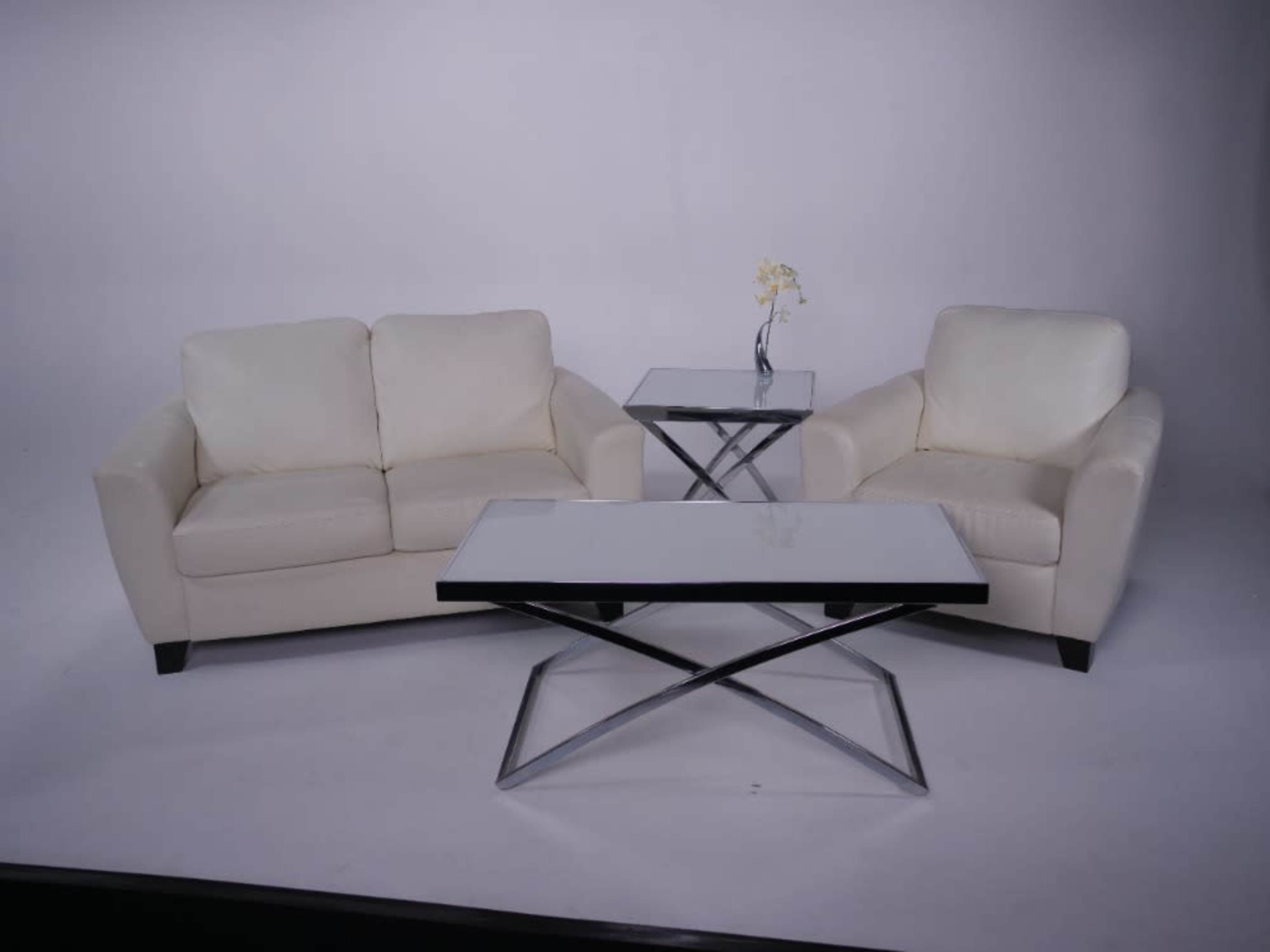Love Seat, Chair, & 2 Tables
