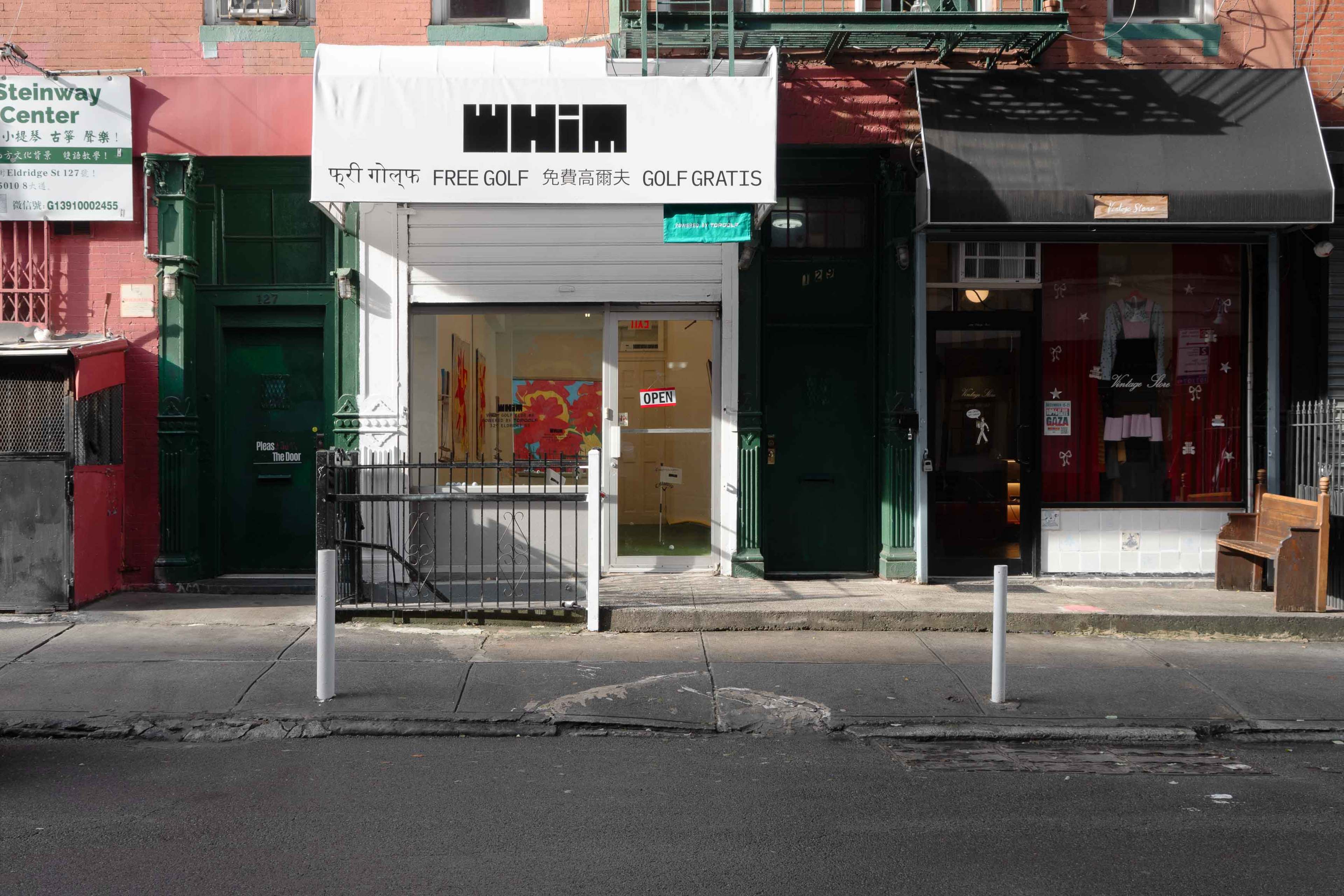 Downtown Mini Golf Sidewalk Gallery Space Image in Bowery, New York, NY