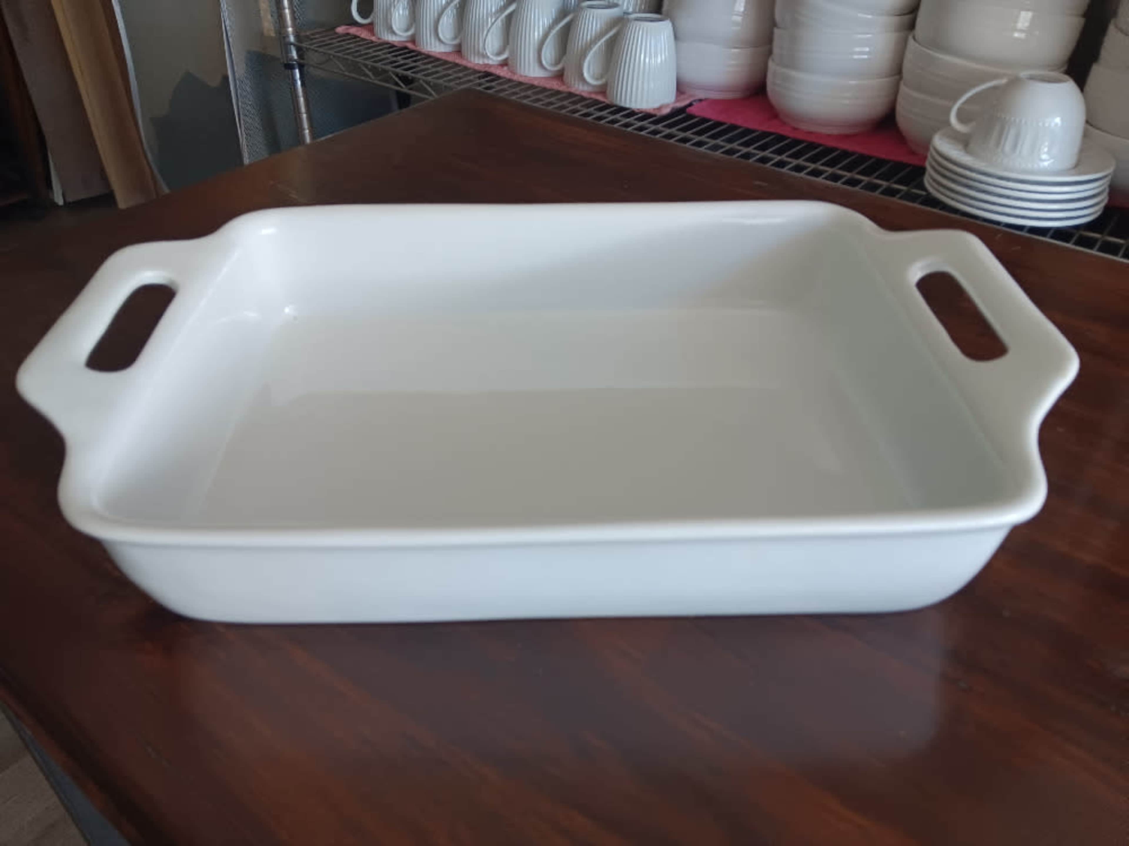 Rectangular White Serving Dishes