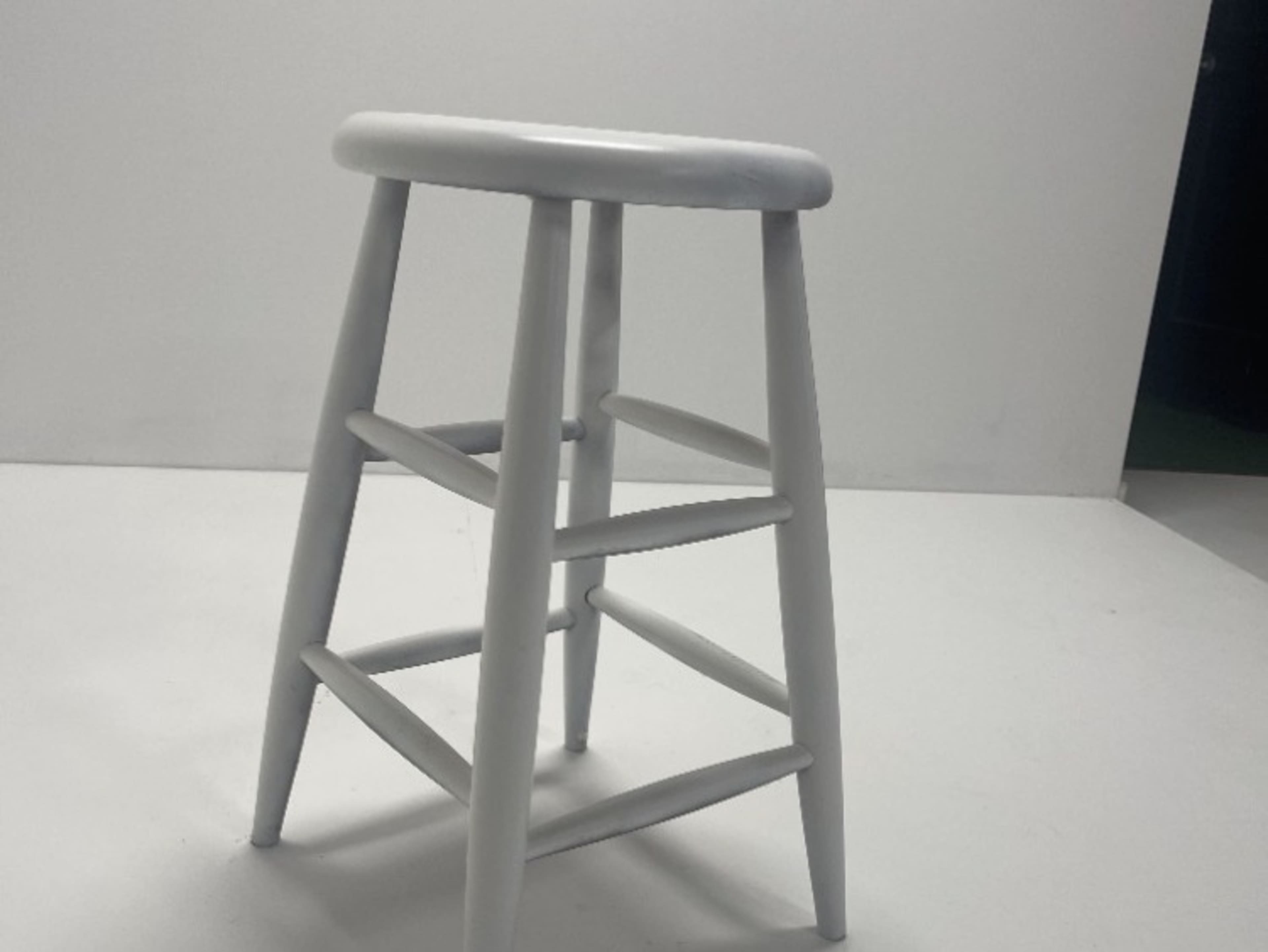White stool 