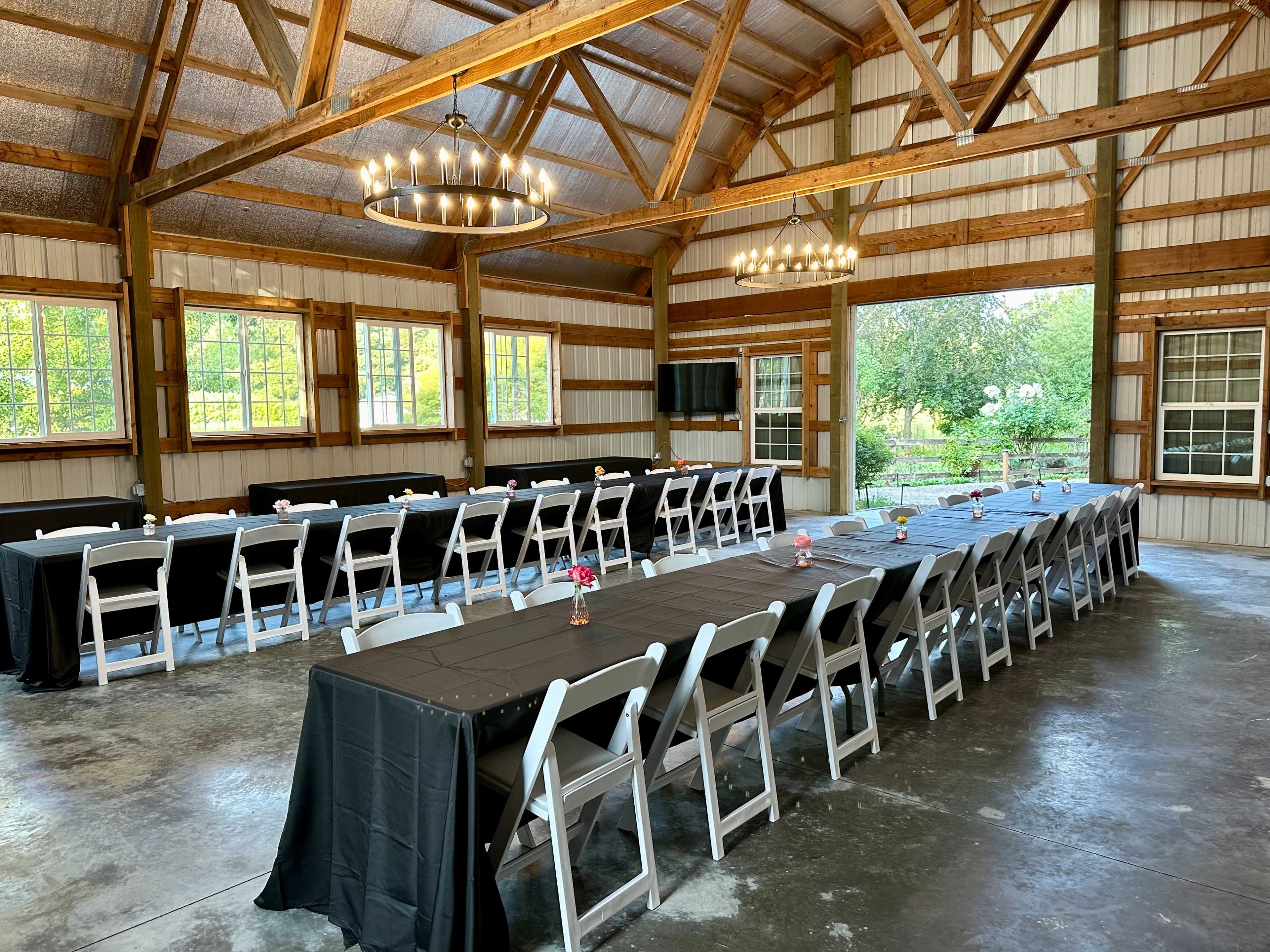 Picturesque Barn and Gardens for Offsites, Meetings, Retreats & Workshops Image in , West Linn, OR