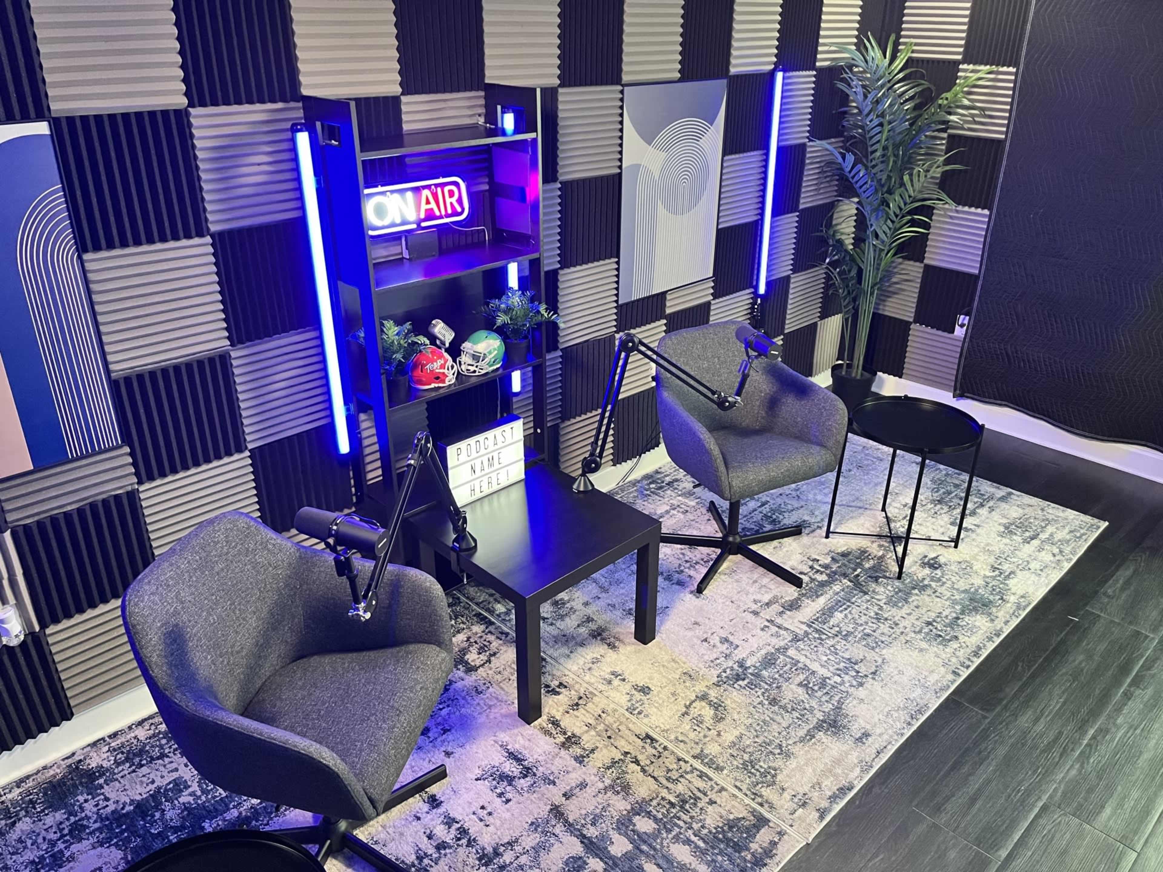 Professional Podcast Recording Studio Image in Ashley Park, Charlotte, NC