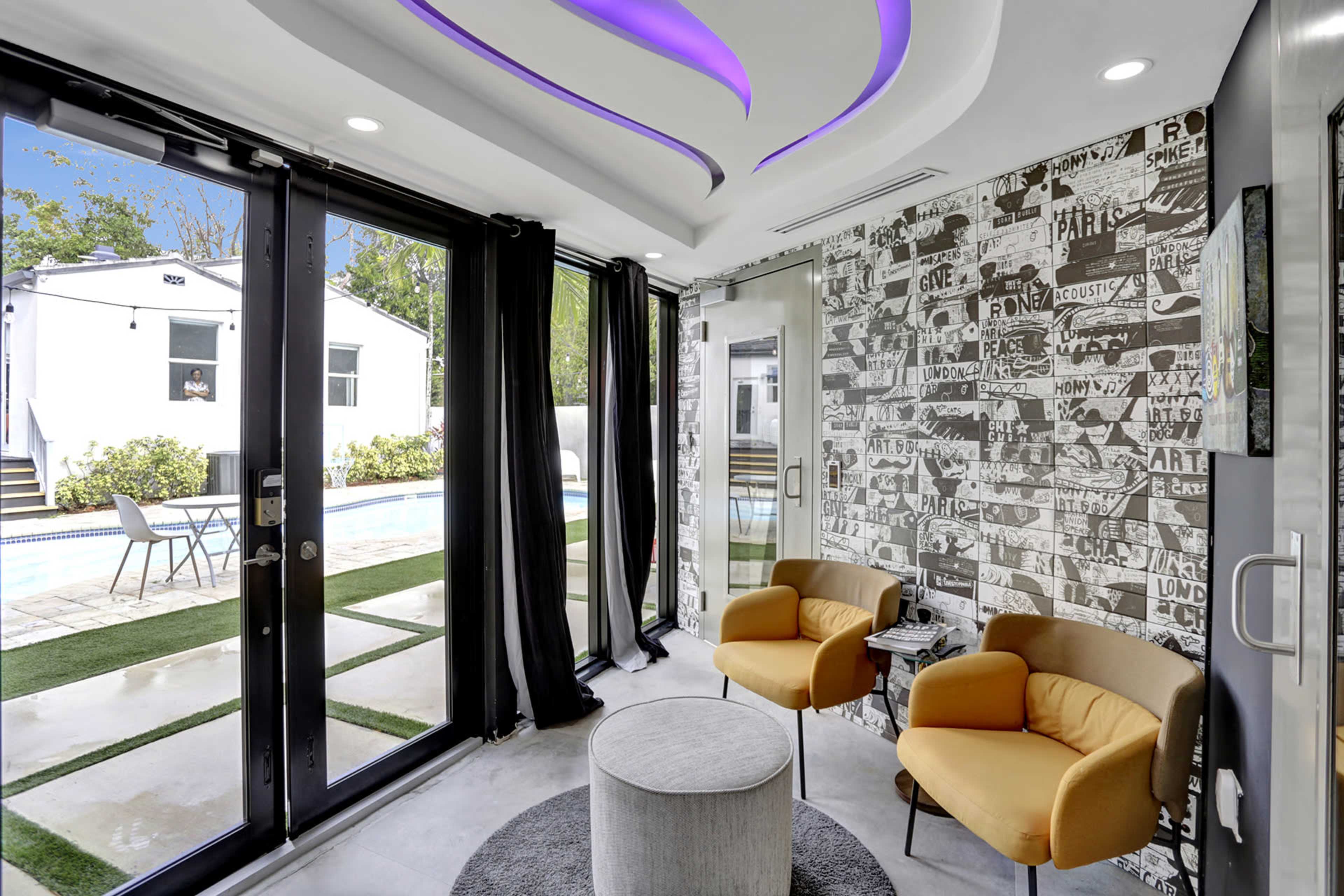 Private Boutique Style Recording Studio w/ House in pristine Miami Location close to Miami International Airport, Wynwood, Fashion District, Midtown, Brickell, South Beach, Bal Harbour Shops and Aventura Mall. Image in Biscayne Park, Biscayne park, FL