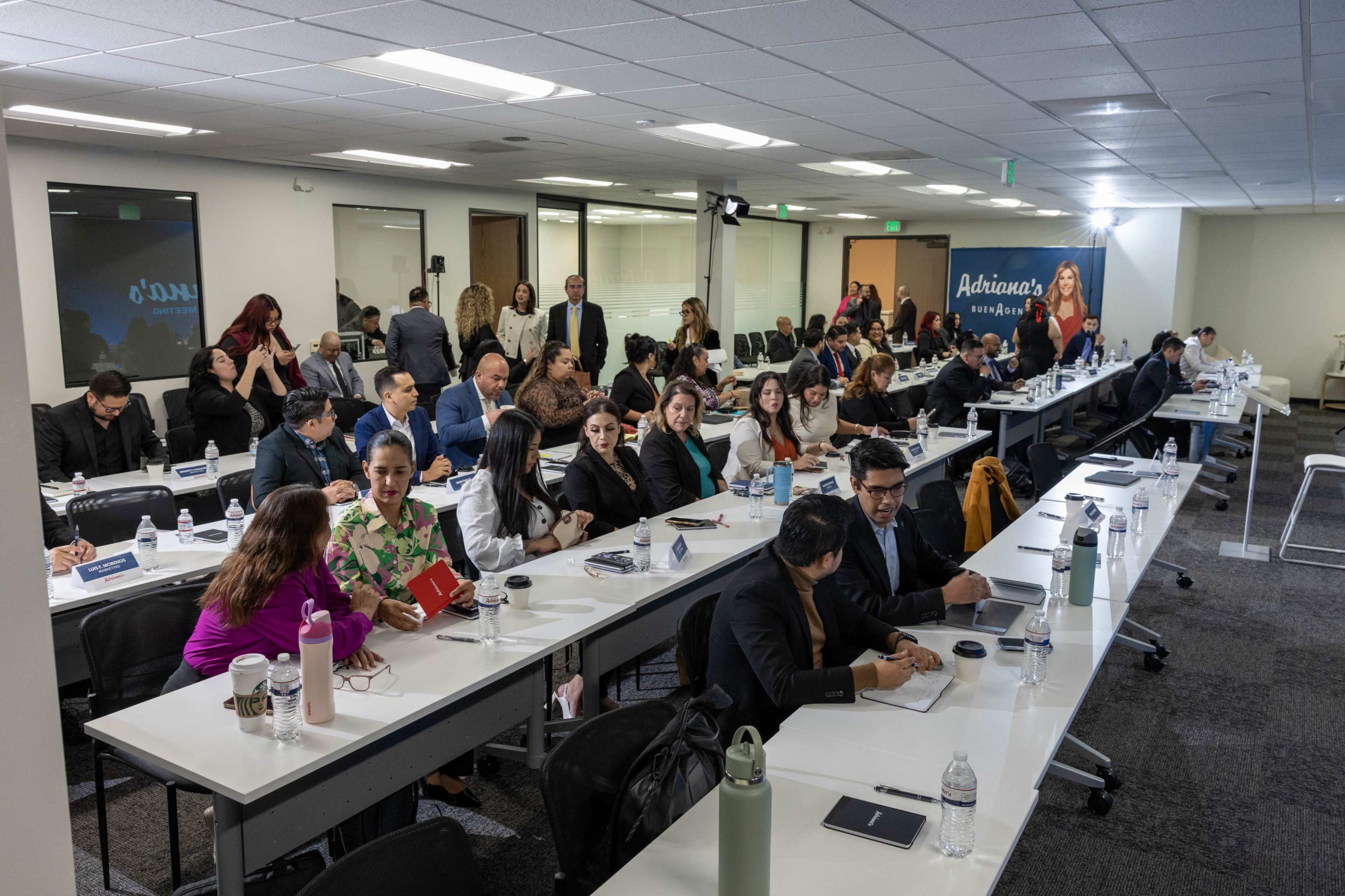 Modern Meeting Room with Massive LED Wall Display Image in Irvine Business Complex, Irvine, CA