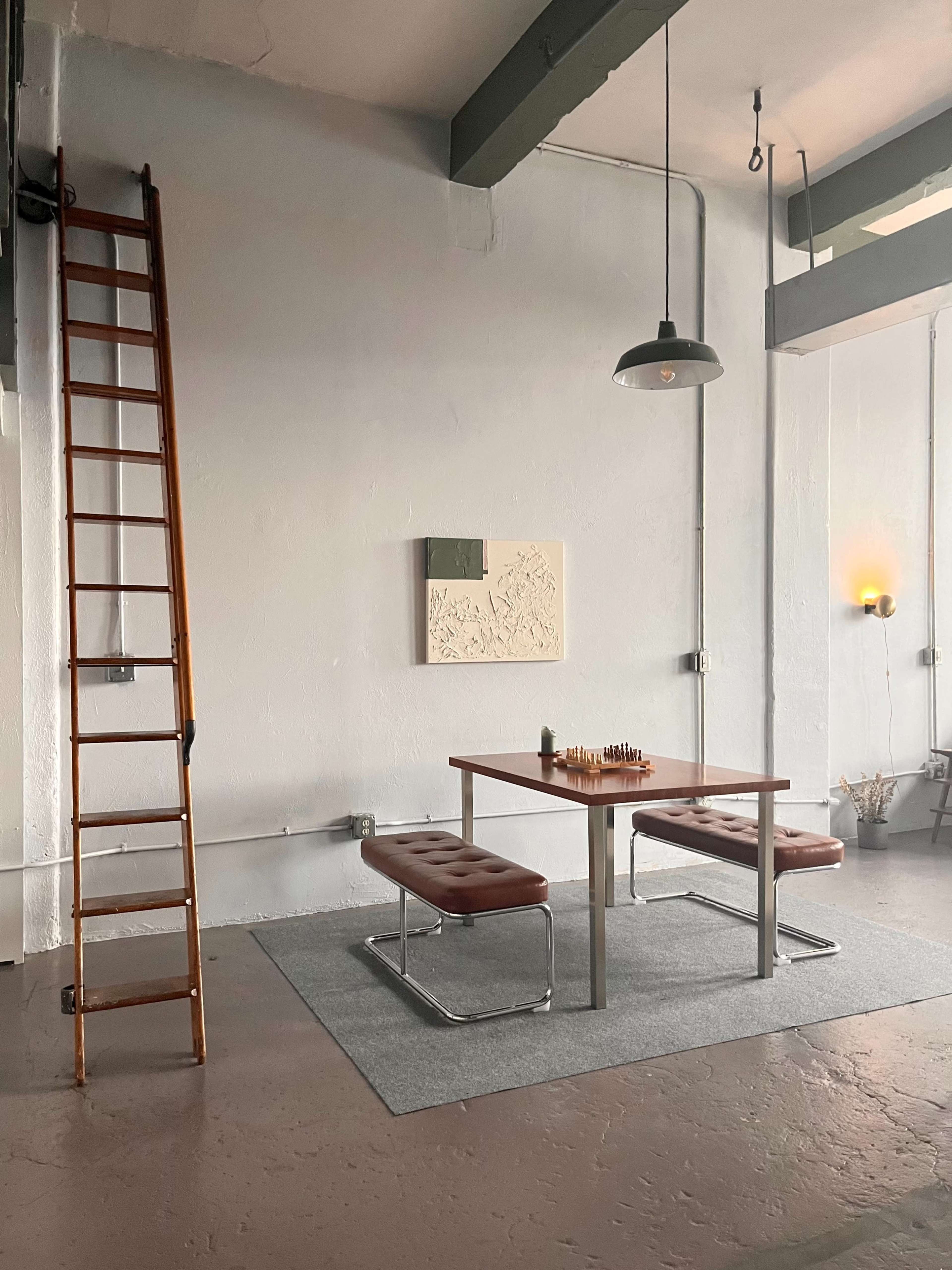 Industrial Loft Photo Studio Mid Century Decor Image in Uptown, Pittsburgh, PA