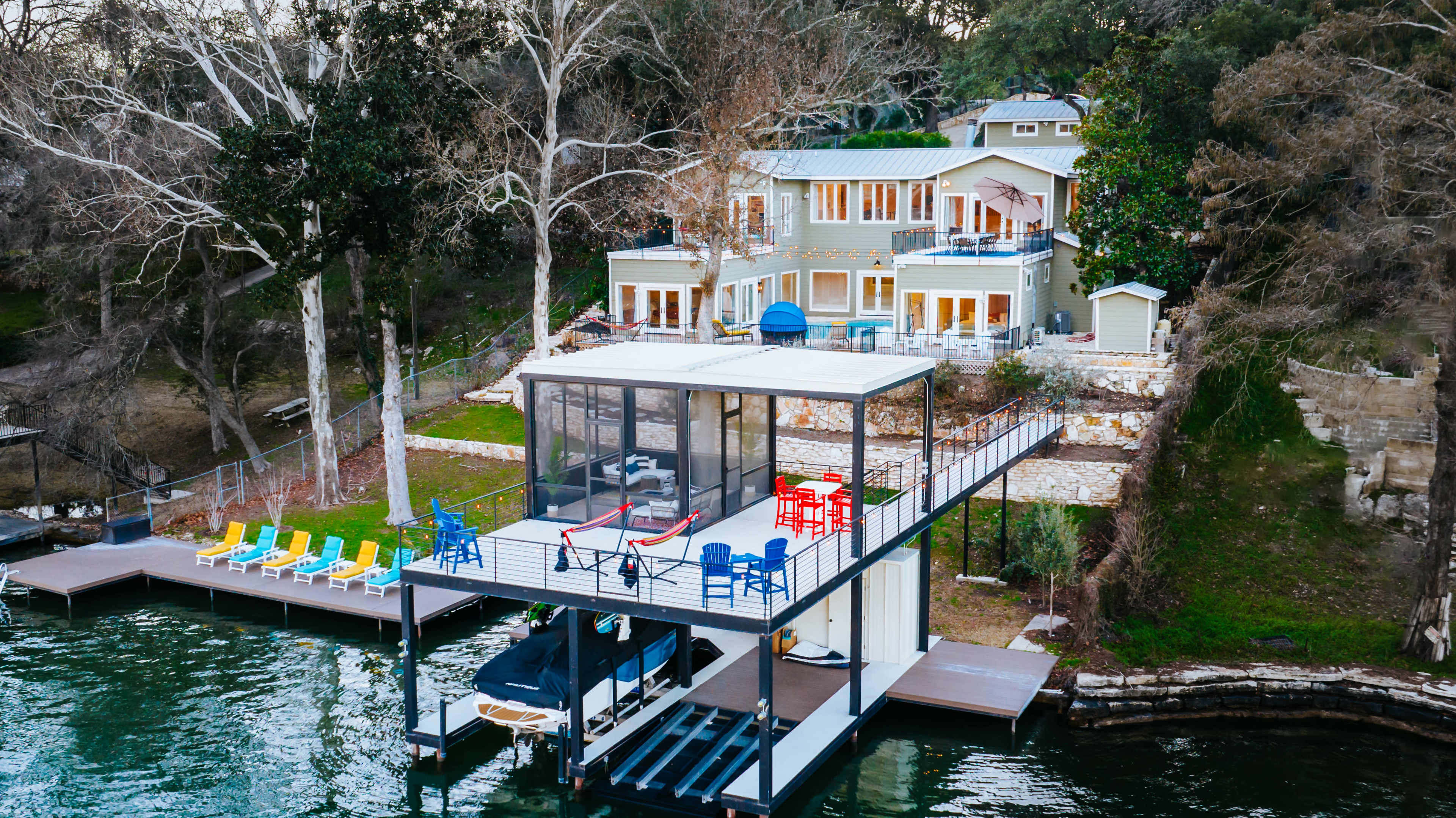 Villa Bella Vista: Lake Austin Luxury Image in Lakeshore Addition, Austin, TX