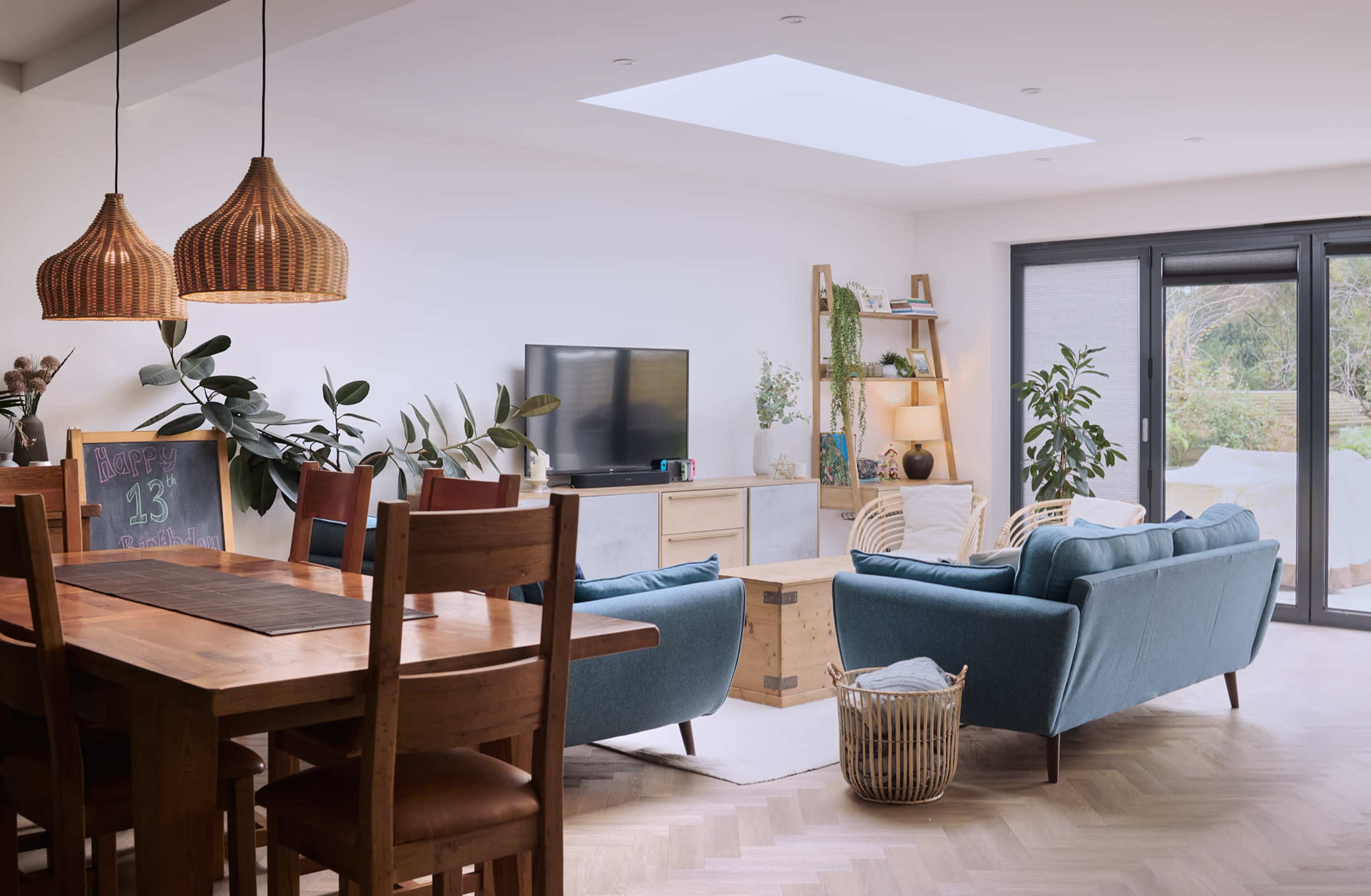 Large residential open plan kitchen dining living space in Bournemouth Image in Bournemouth, Bournemouth, ENG