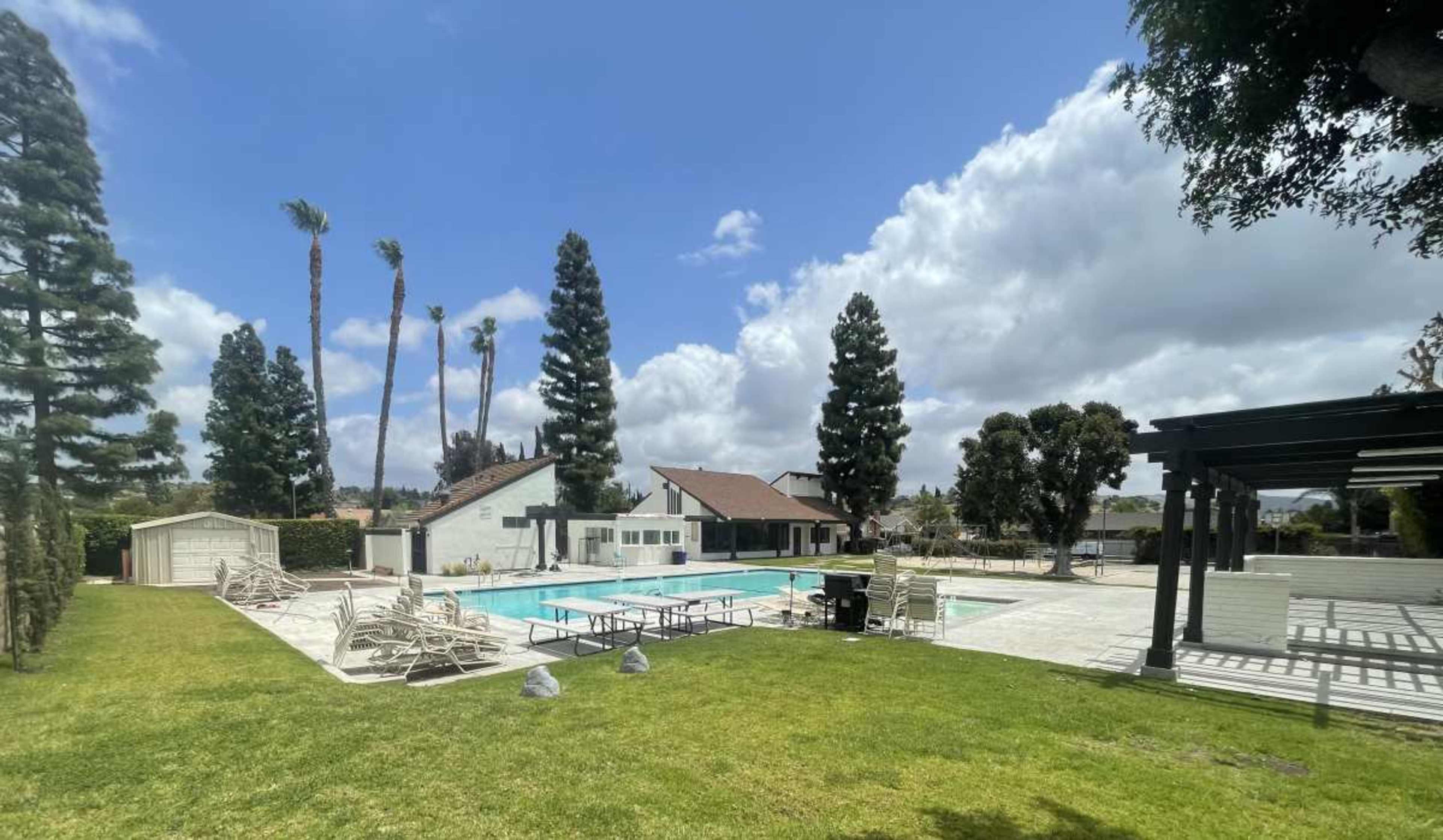Troy Club with a outdoor pool , clubhouse and volleyball court , basketball, kids park Image in Yorba Linda, Yorba Linda, CA