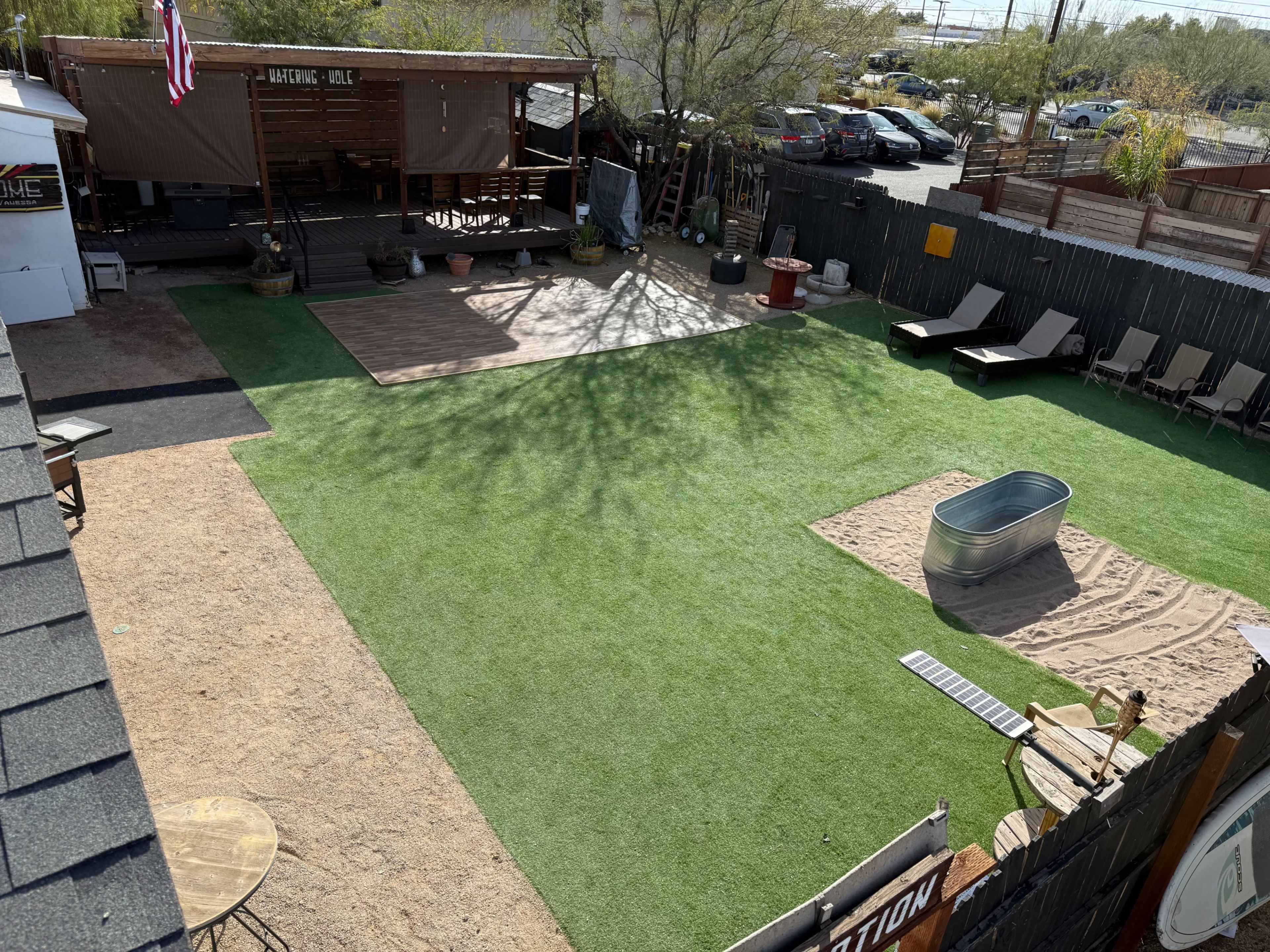 Midtown Deck Venue w/ huge BackYard & Outdoor Games Image in Grant/Glenn, Tucson, AZ