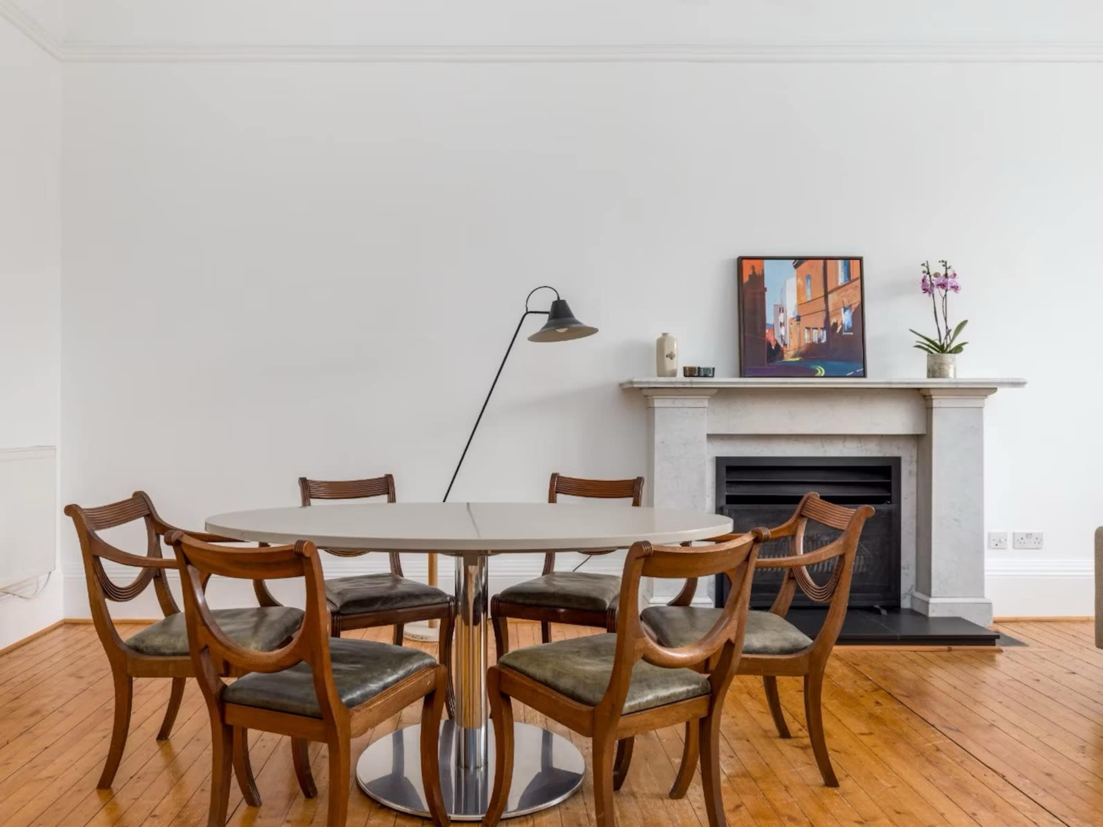 Gorgeous Victorian Living Room with Marble Fireplace Image in Edinburgh, Edinburgh, SCT