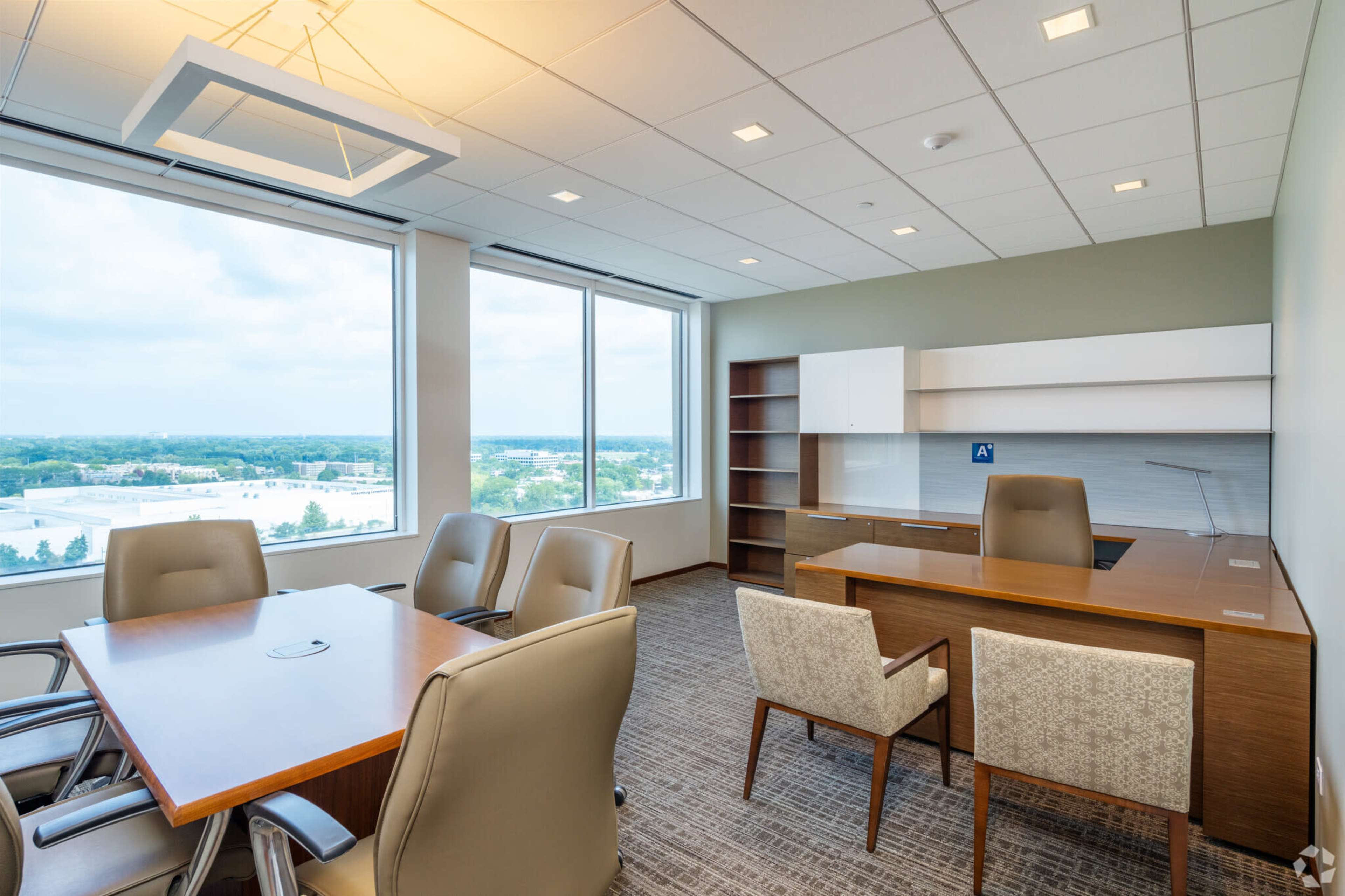 Professional 8-Person Meeting Room in a Coworking Space Image in Schaumburg Township, sc, IL