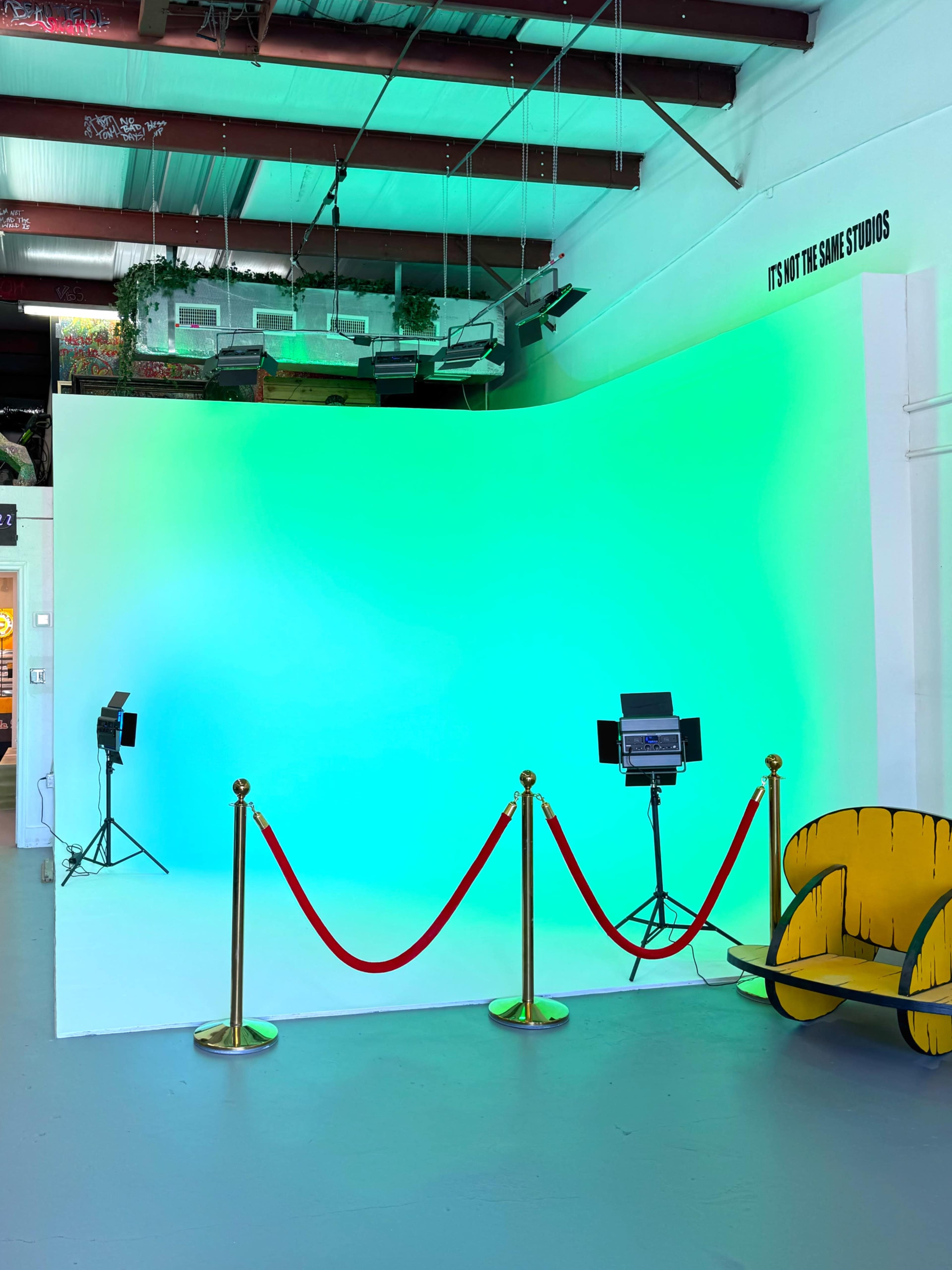 Photo Studio with Cyclorama Wall and RGB Lighting Image in Largo, Largo, FL