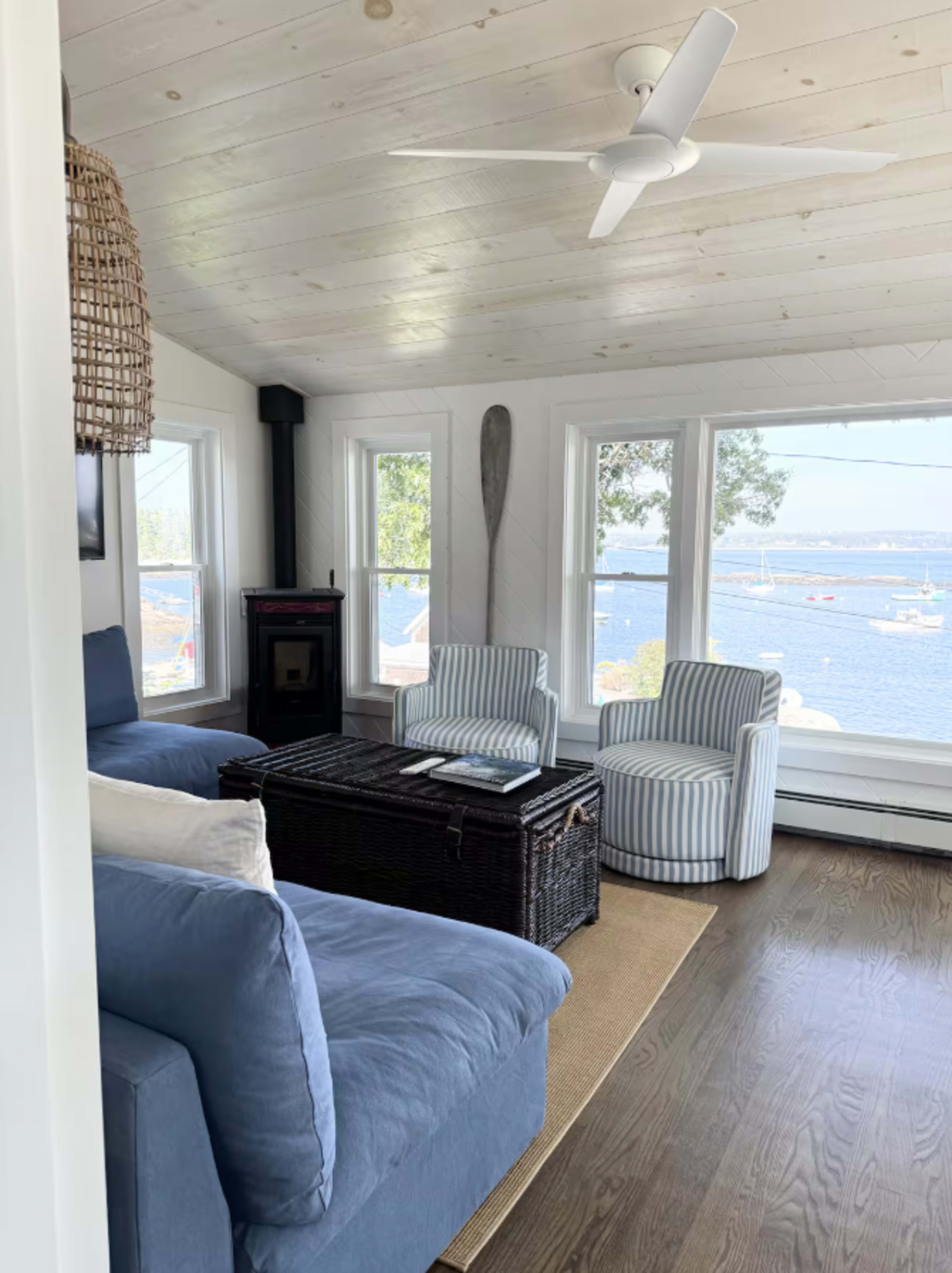 Quintessential Water Front Maine Renovated Cottage w/ Custom Kitchen and Sweeping Views Image in Georgetown, Georgetown, ME