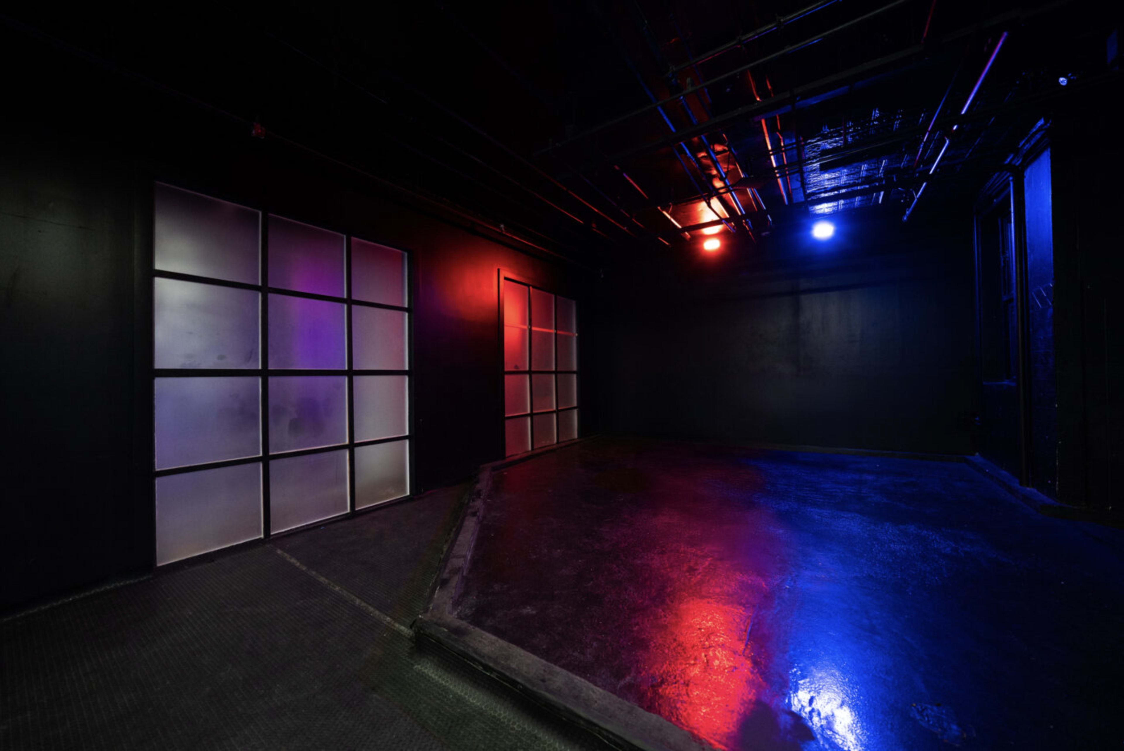 Unique Blackout Room studio with RGB Lights and black brick walls - Astoria 7 Image in Astoria, Astoria, NY