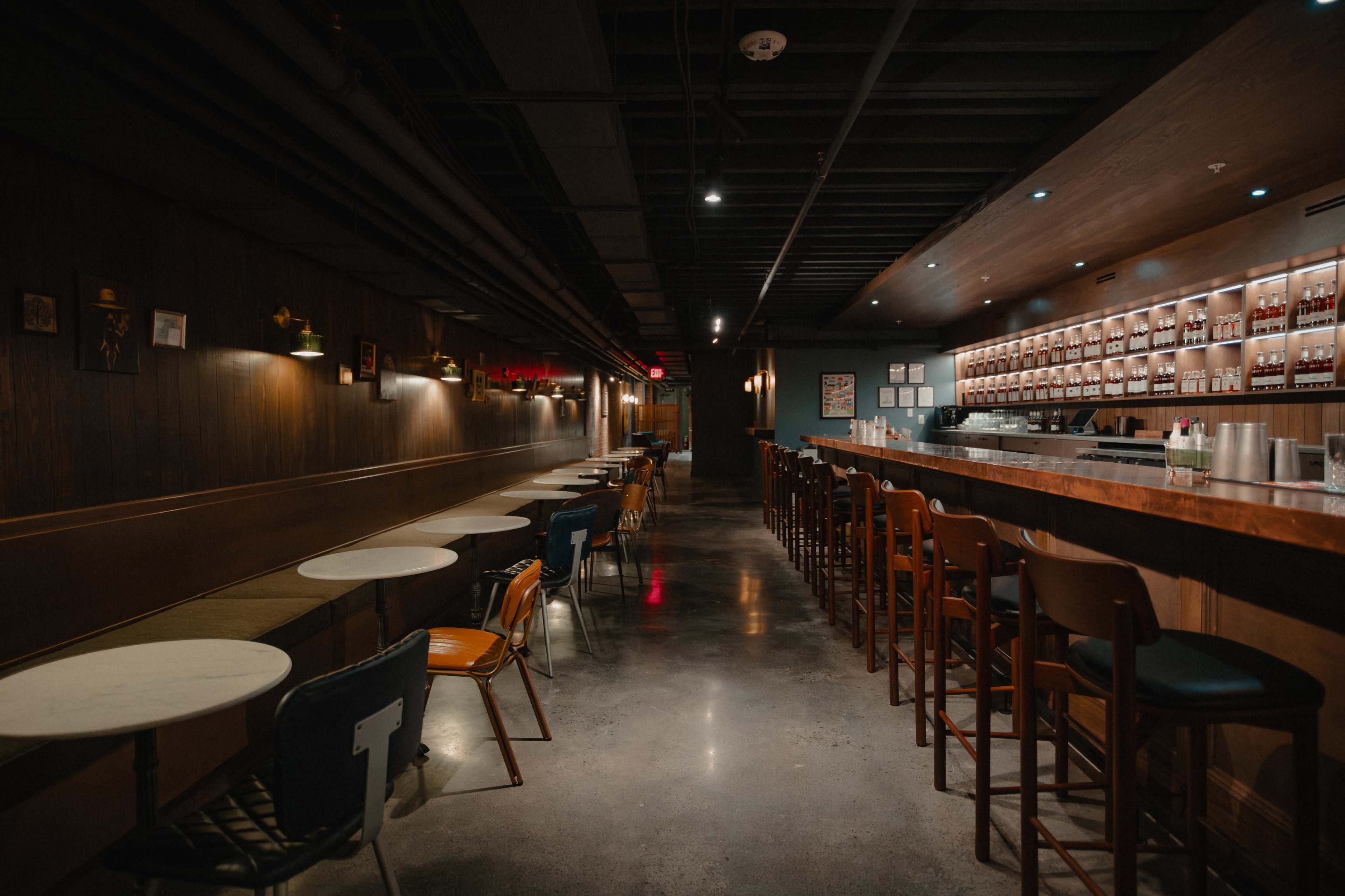 Vintage Vibe Cocktail Lounge with Elevated Speakeasy Character Image in Downtown, Louisville, KY