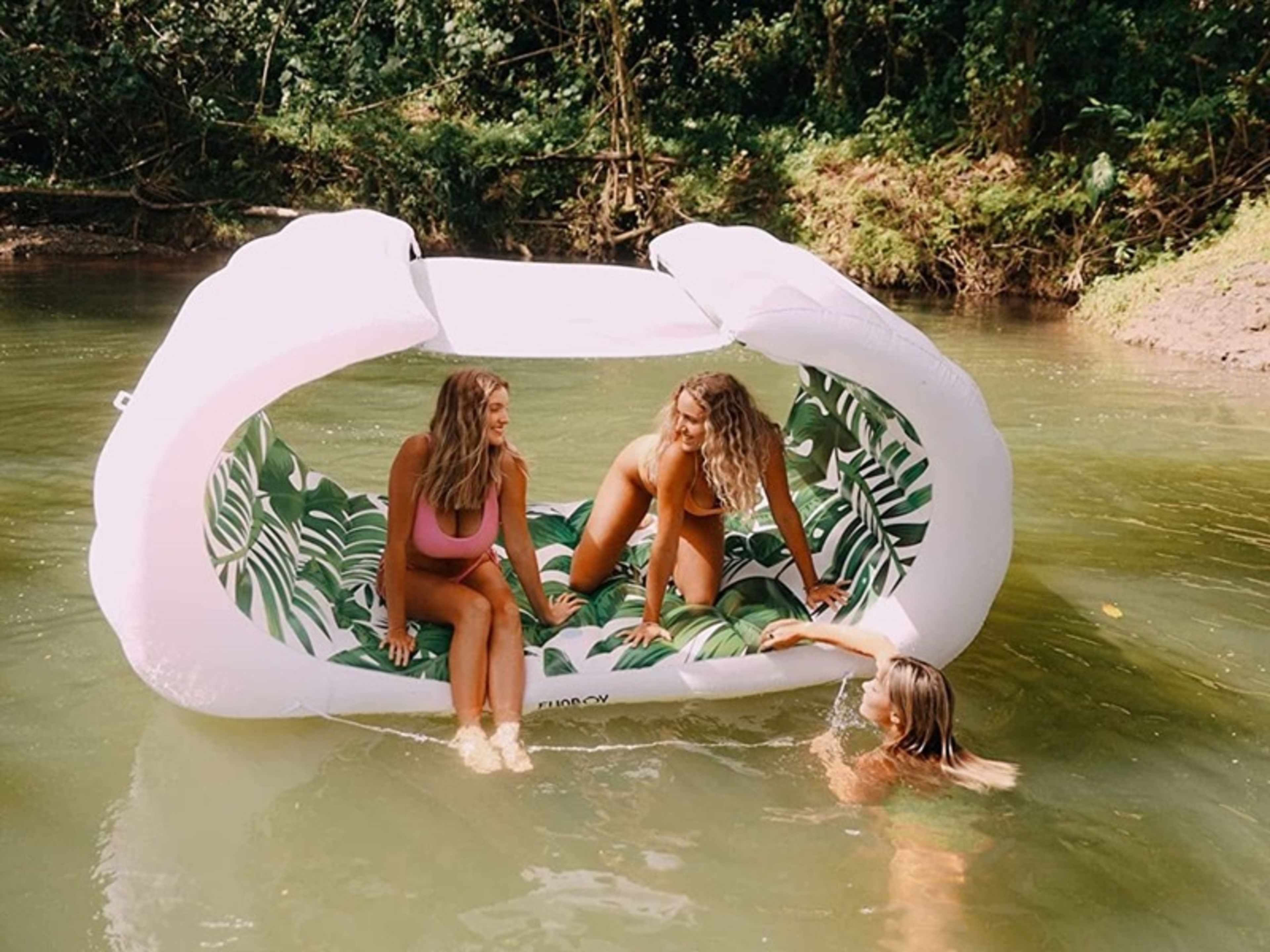 Giant Inflatable Luxury Bali Palm Lounger Cabana