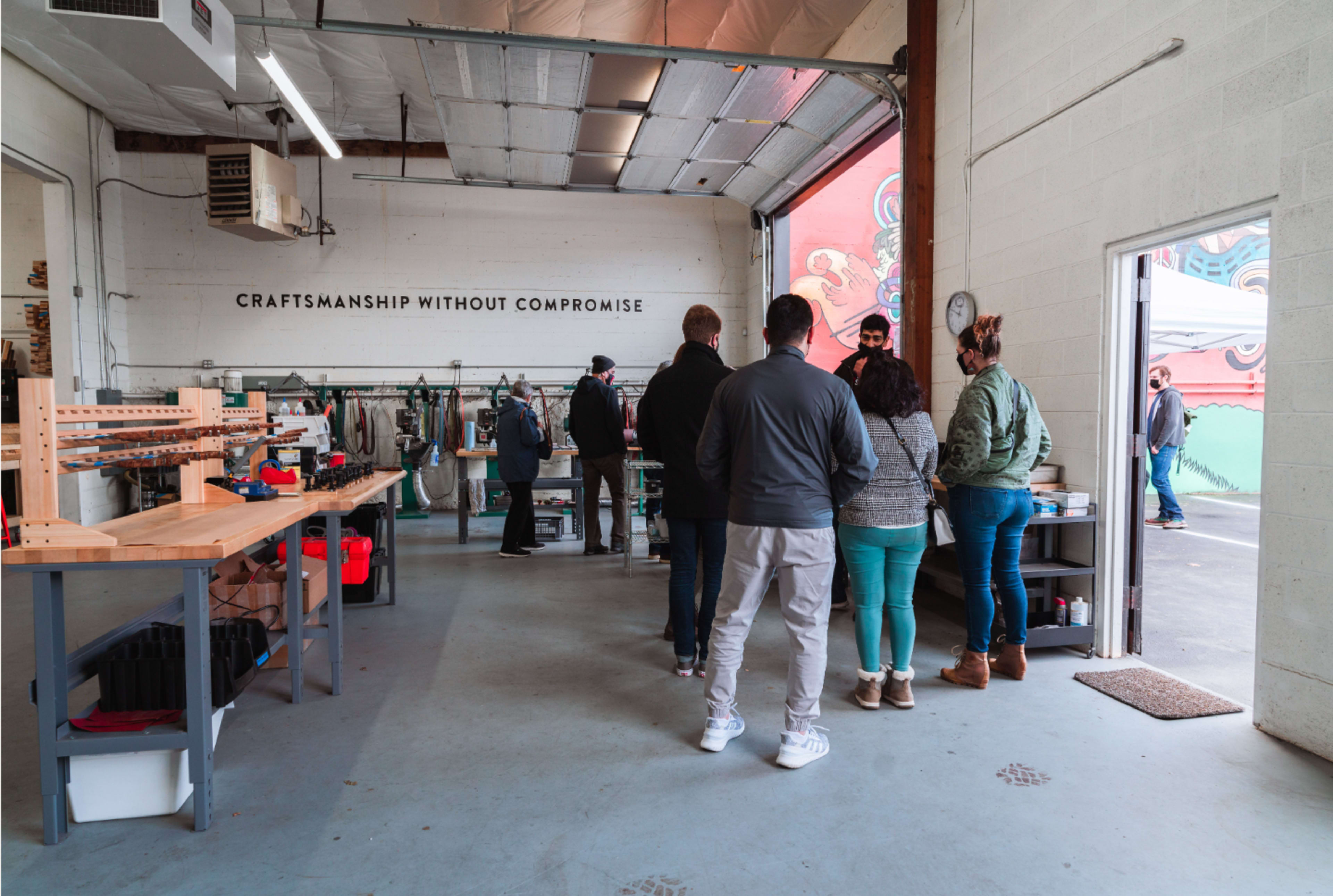 Open Factory Floor Handcrafting Culinary Knives in NE Portland available for special events, tours, filming + bonus meeting room and parking lot Image in Northeast Portland, Portland, OR