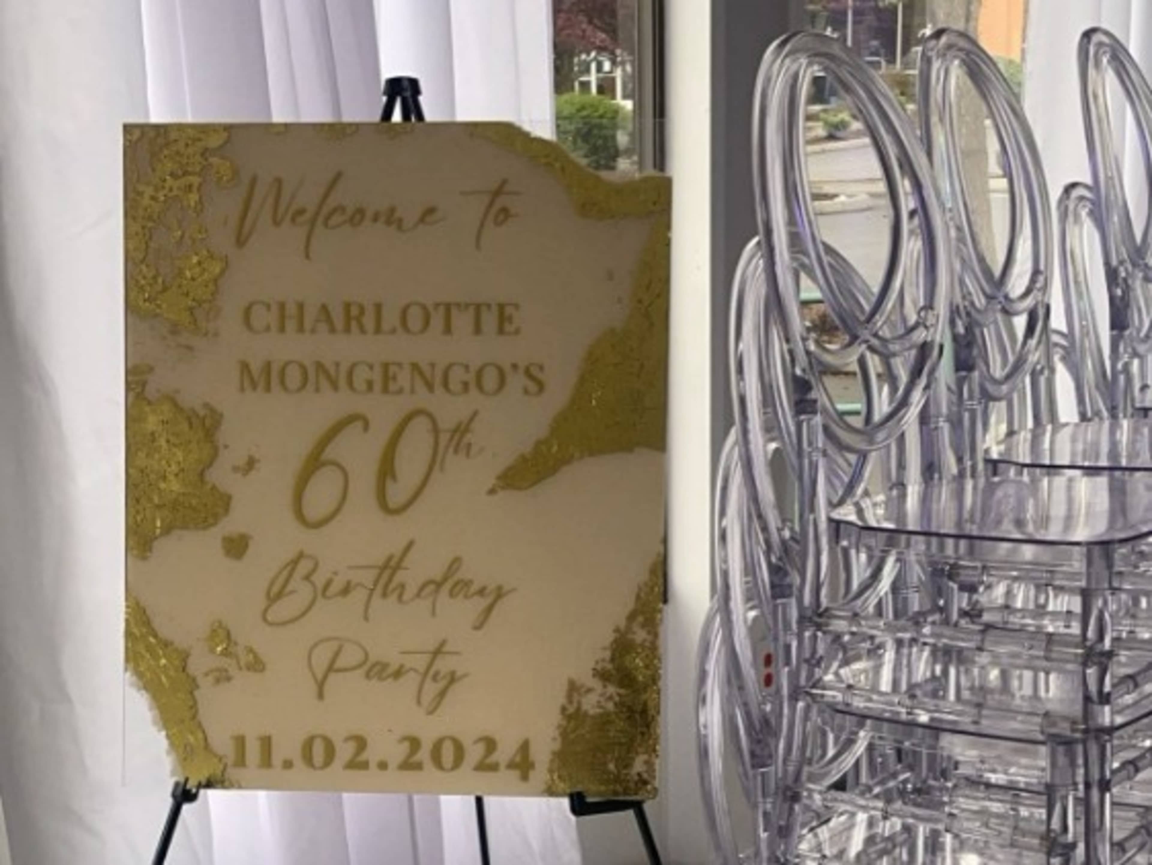 Custom Acrylic Welcome Sign