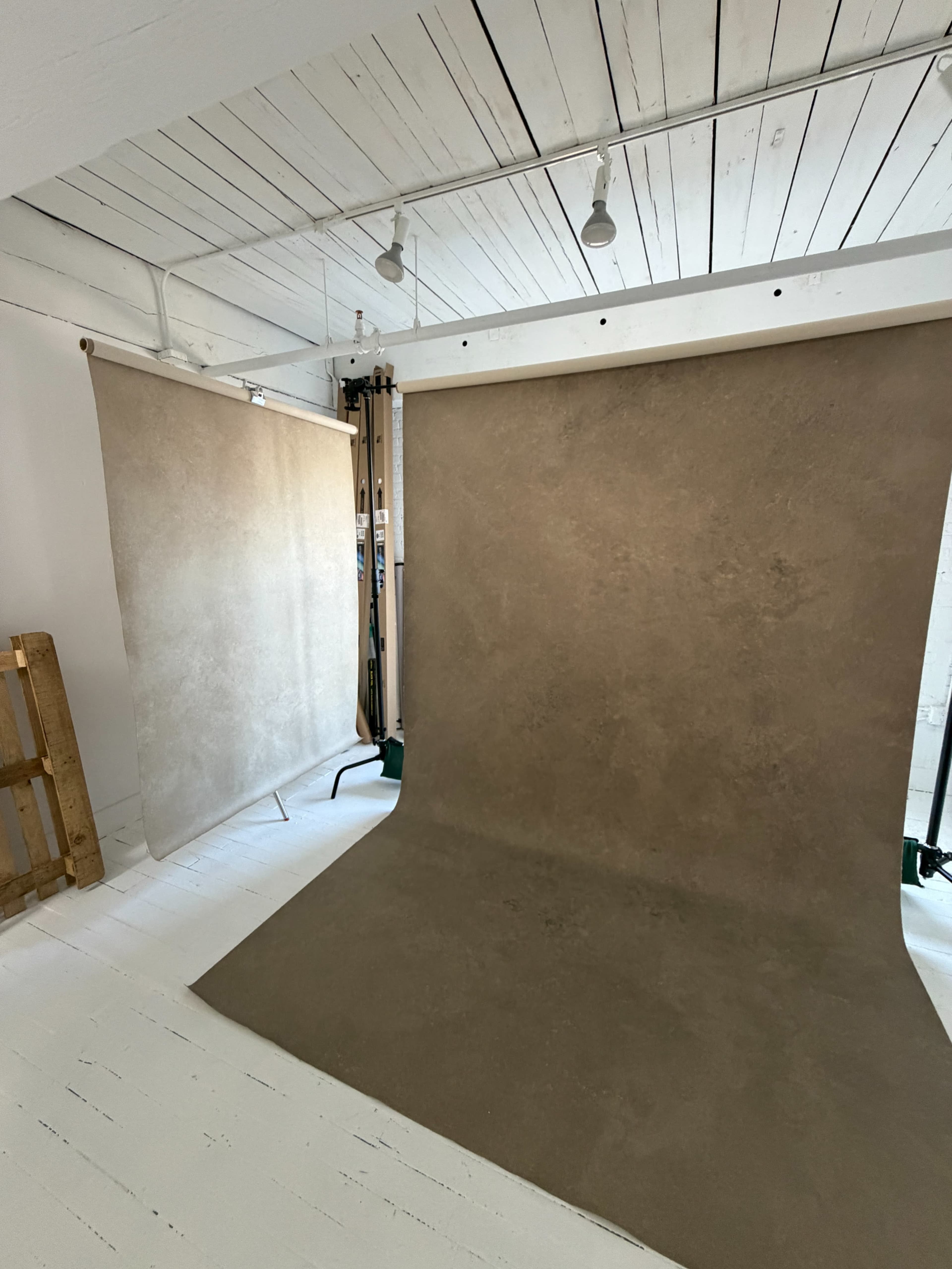 Lighting + Grip Included: Clean White Photo Studio with Daylight Window Image in Greenpoint, Brooklyn, NY