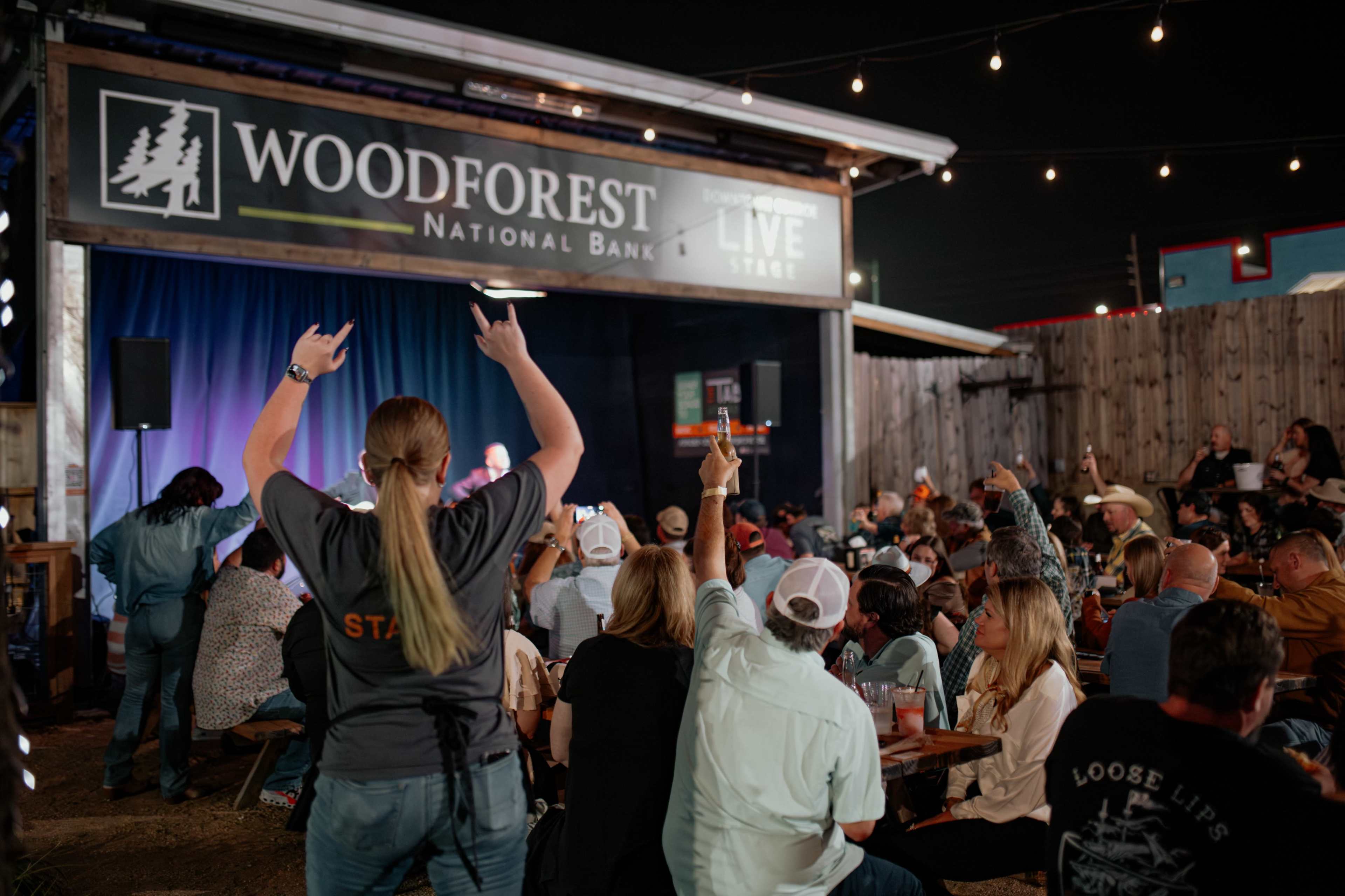 Downtown Food Truck, Inside Bar & Outdoor music venue. Image in Conroe, Conroe, TX