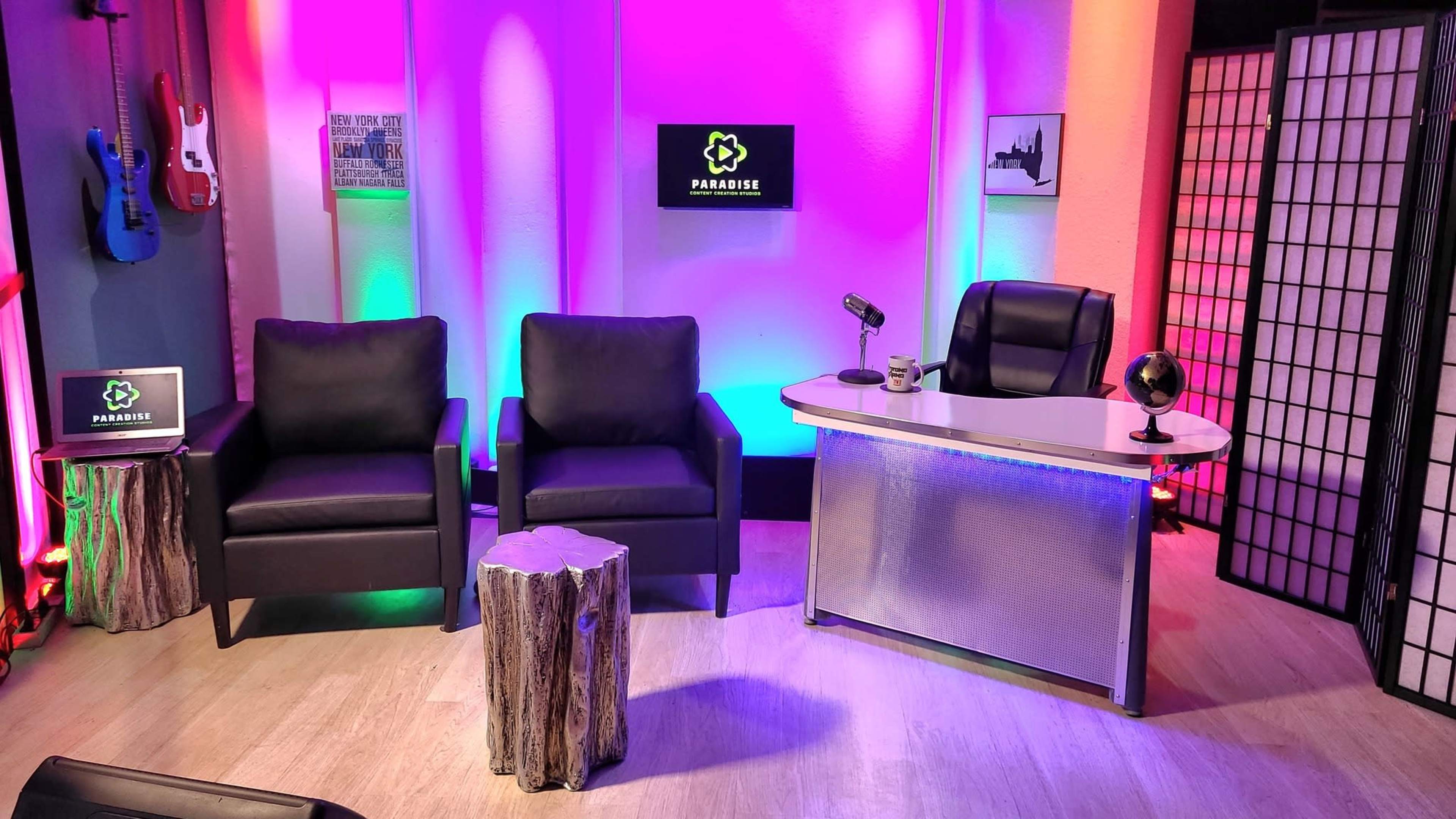 State-of-the-art broadcast set for Podcasting, TV, Radio, & Content Creation Image in Oyster Bay, Massapequa, NY