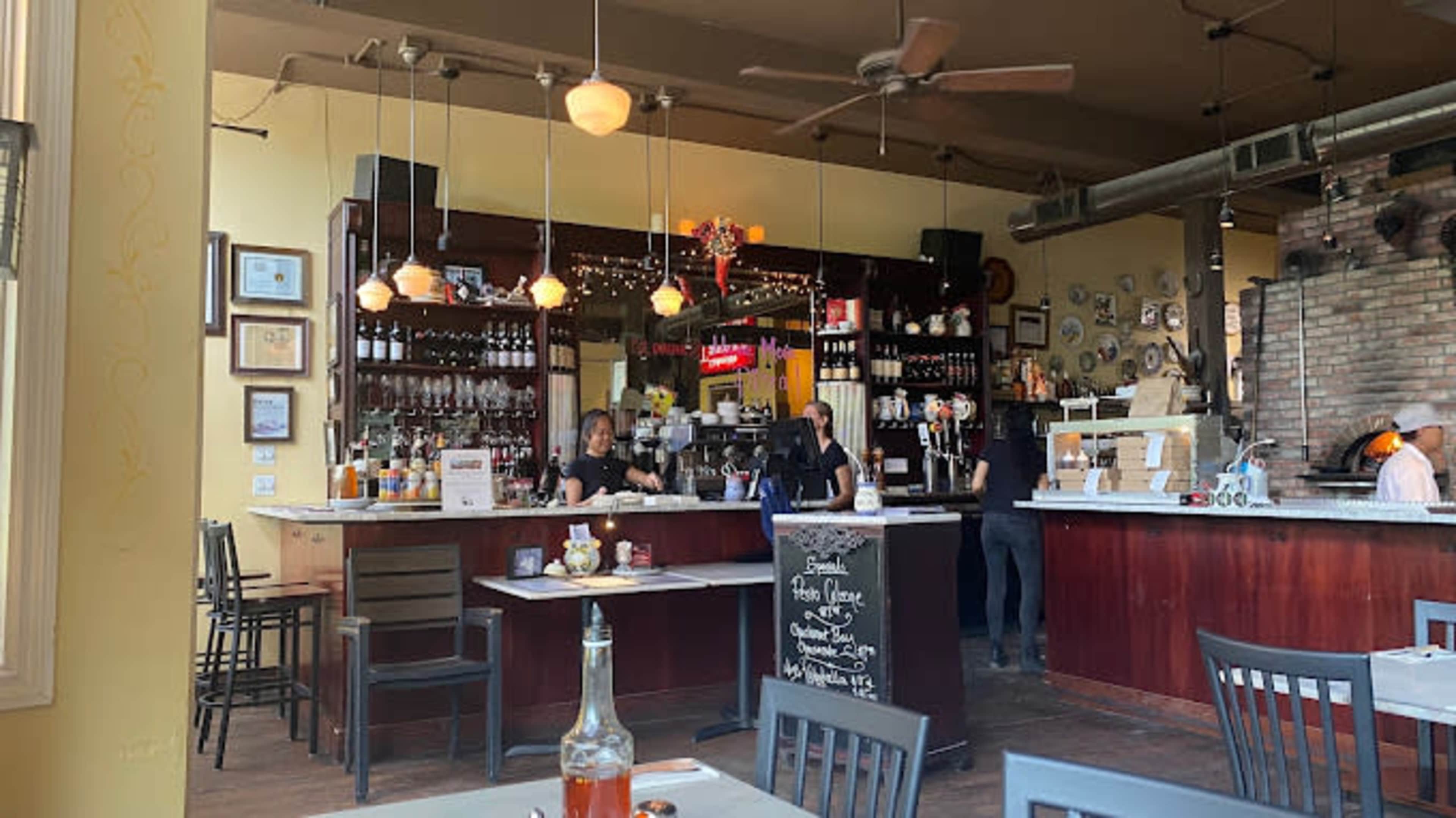 Intimate dining space with wood fired pizza oven in a 1911 building Image in Rainier Valley, Seattle, WA