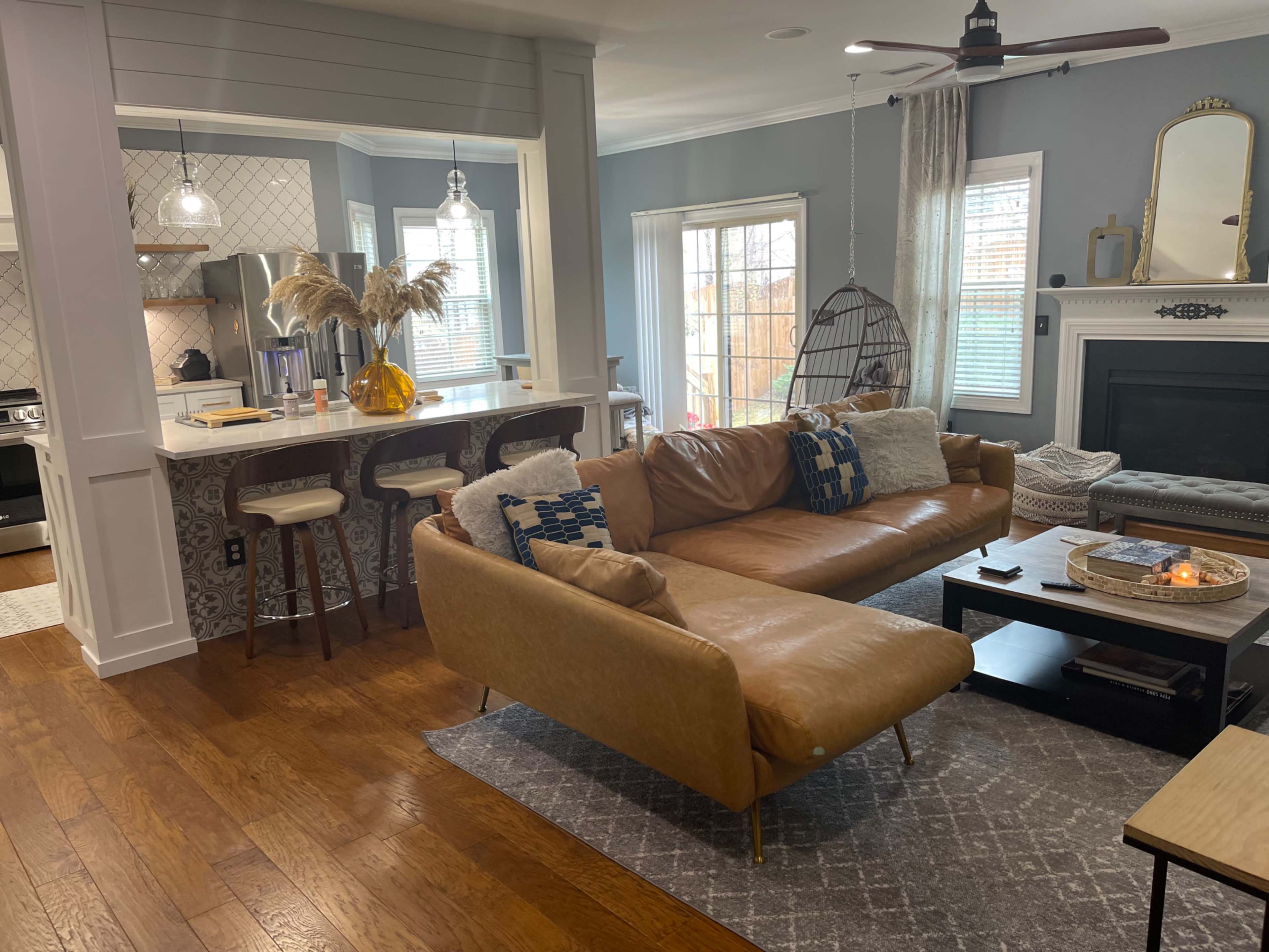 Cozy, Contemporary, Craftsman with filming Kitchen. Image in Princeton Manor, Knightdale, NC