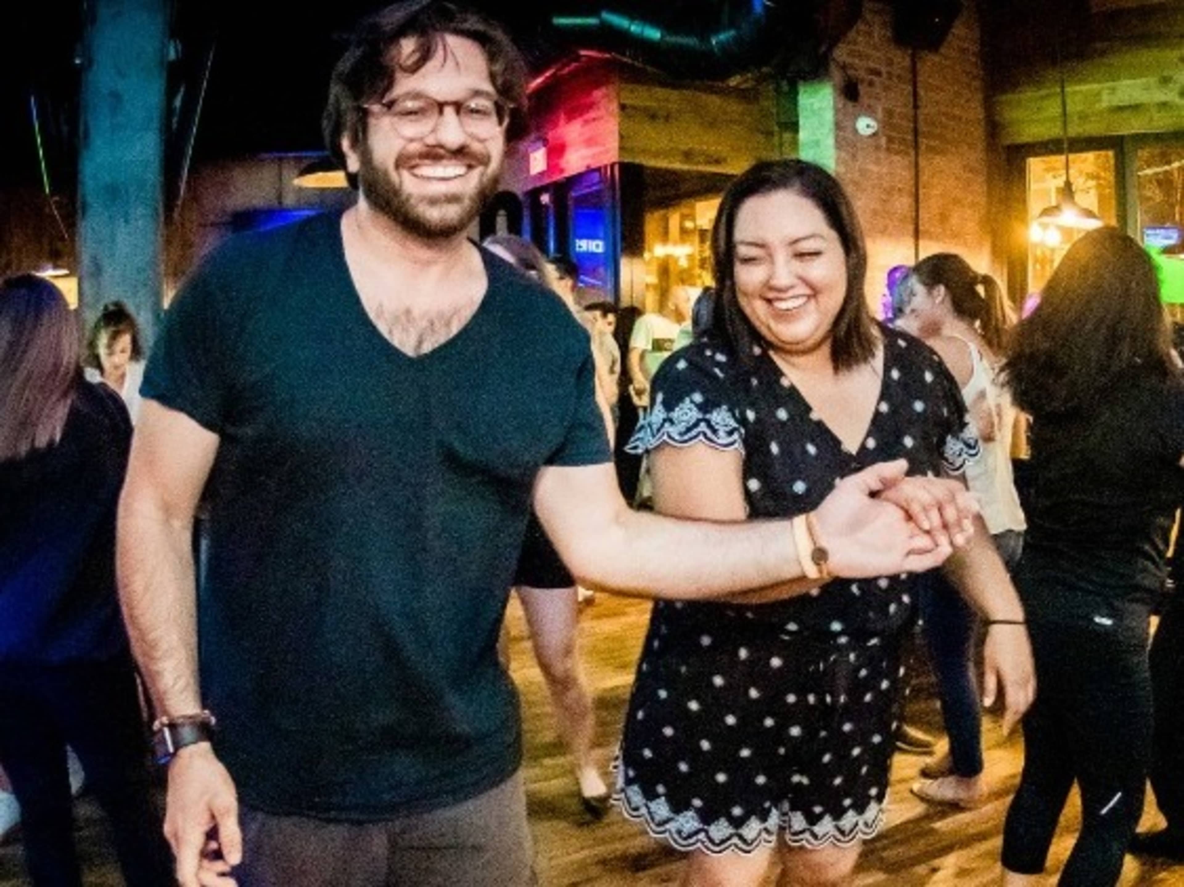 Cultural interactive dance lesson