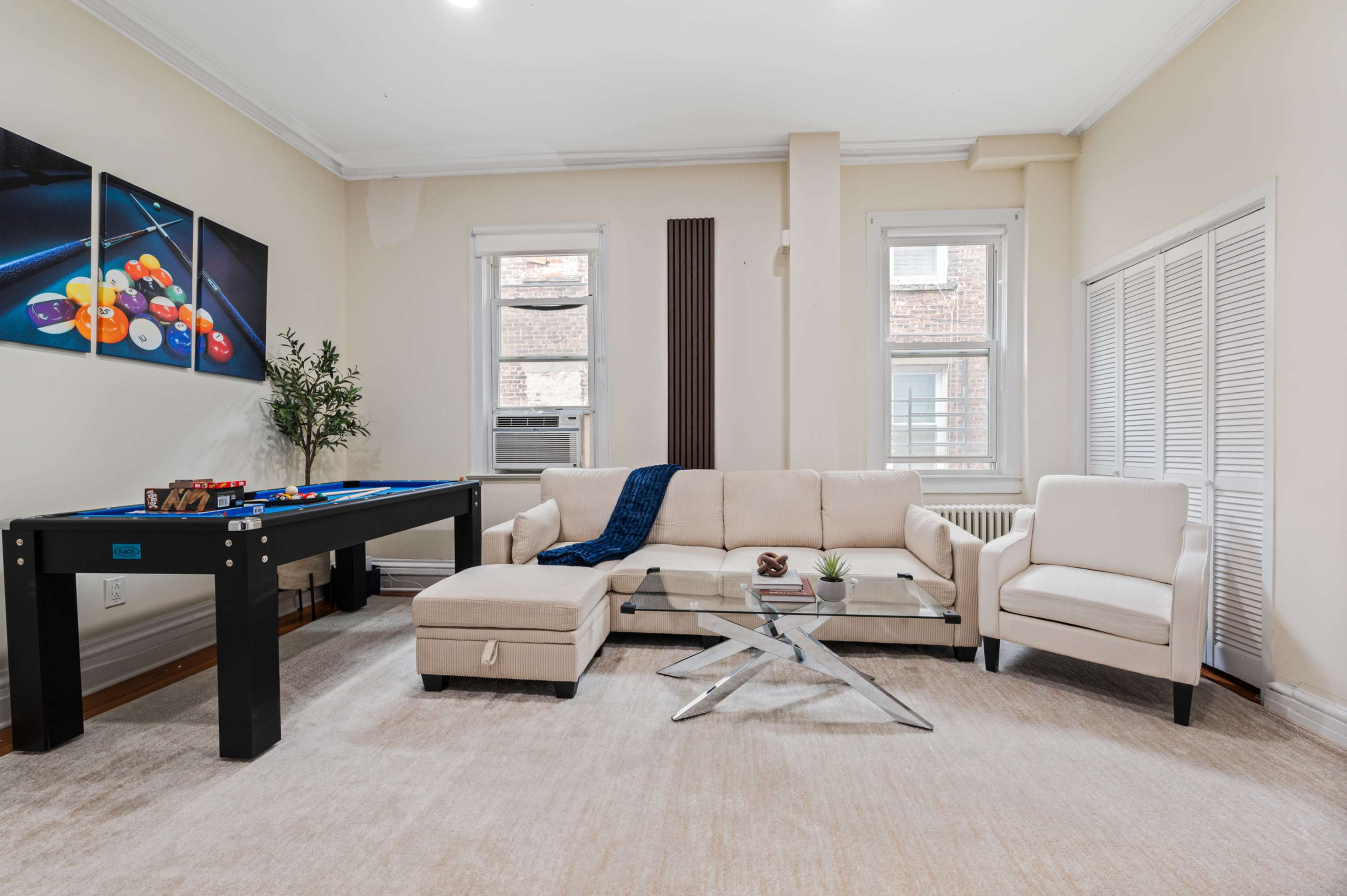 Spacious Modern Home-Pool Table, Backyard, BBQ, Parking Image in West Side, Jersey City, NJ