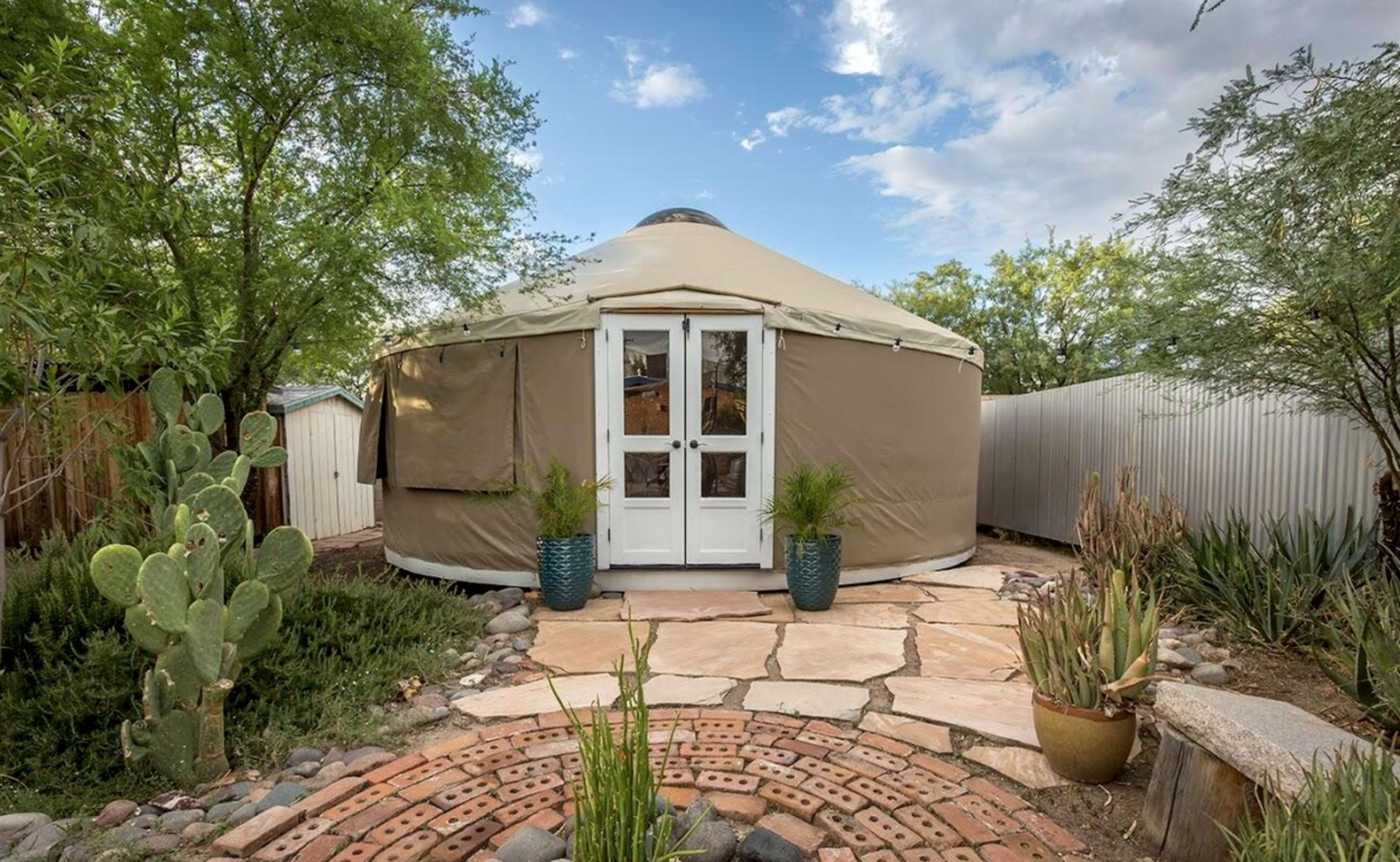 Serene Yurt in Downtown Tucson Image in Menlo Park, Tucson, AZ
