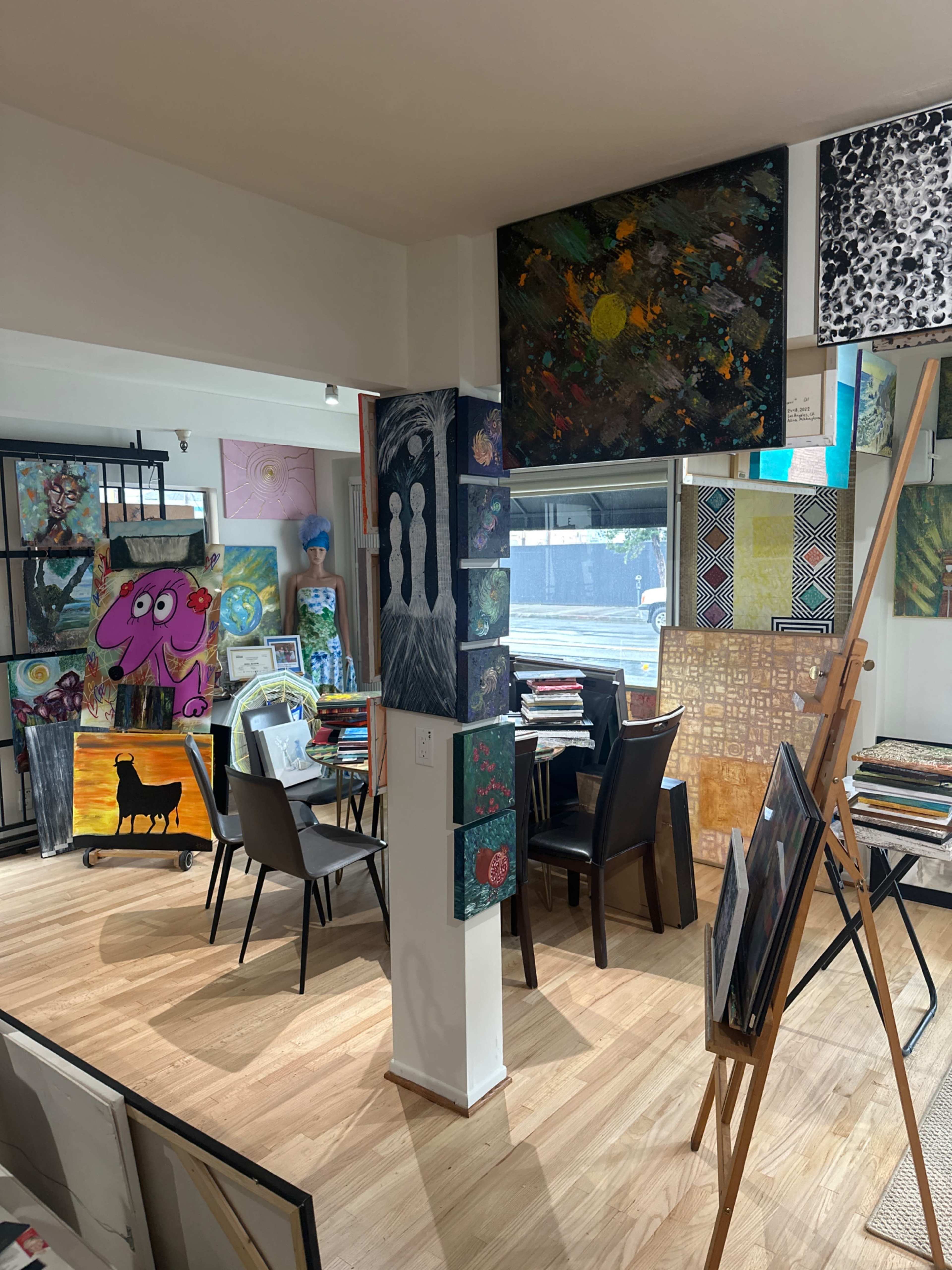 AzziArt Gallery LA, painting studio and events space. Image in West Los Angeles, Los Angeles, CA