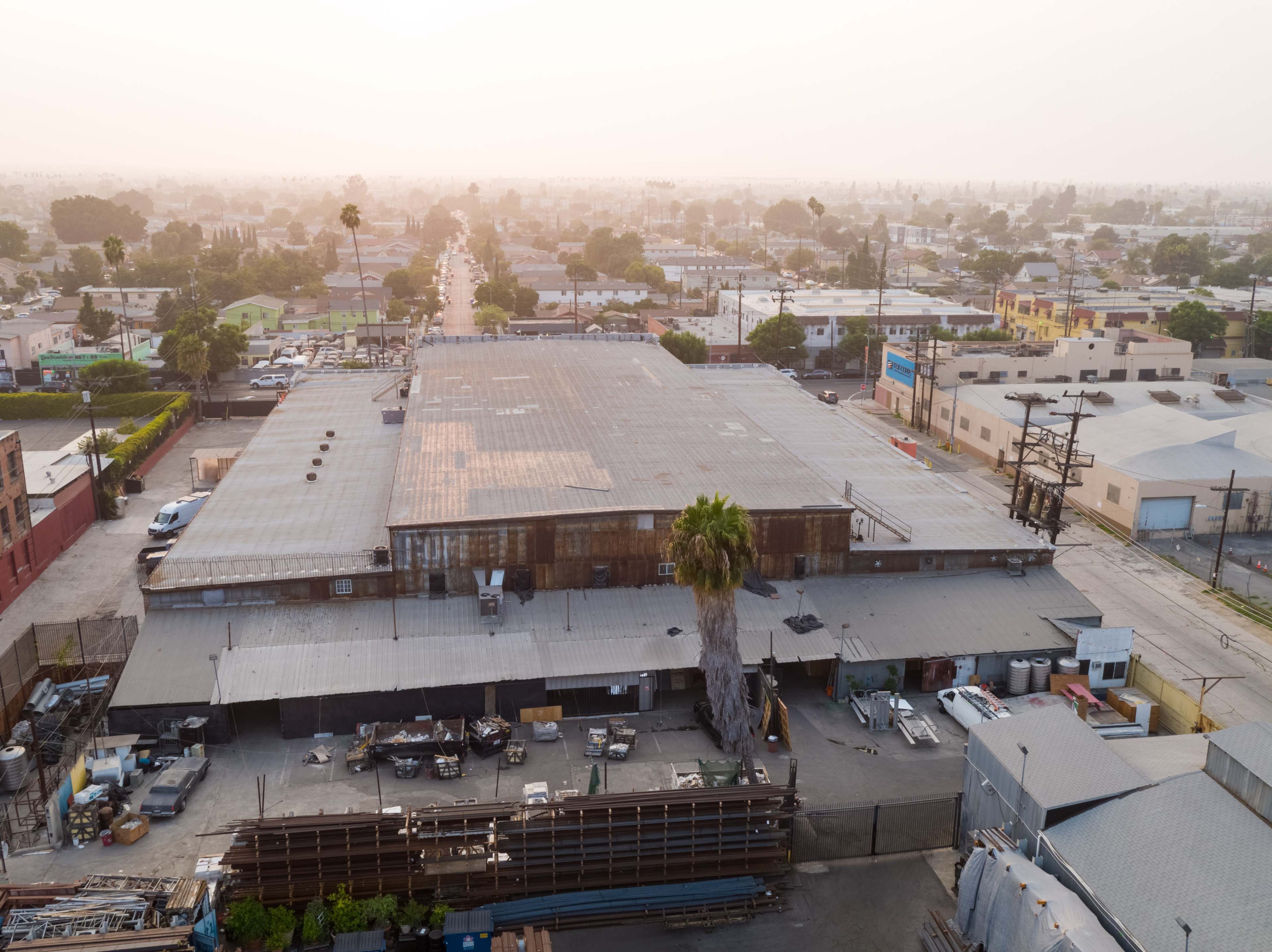 Los Angeles Rooftop Location:  2 Levels, Industrial Windows, and DTLA Views Image in South Los Angeles, Los Angeles, CA