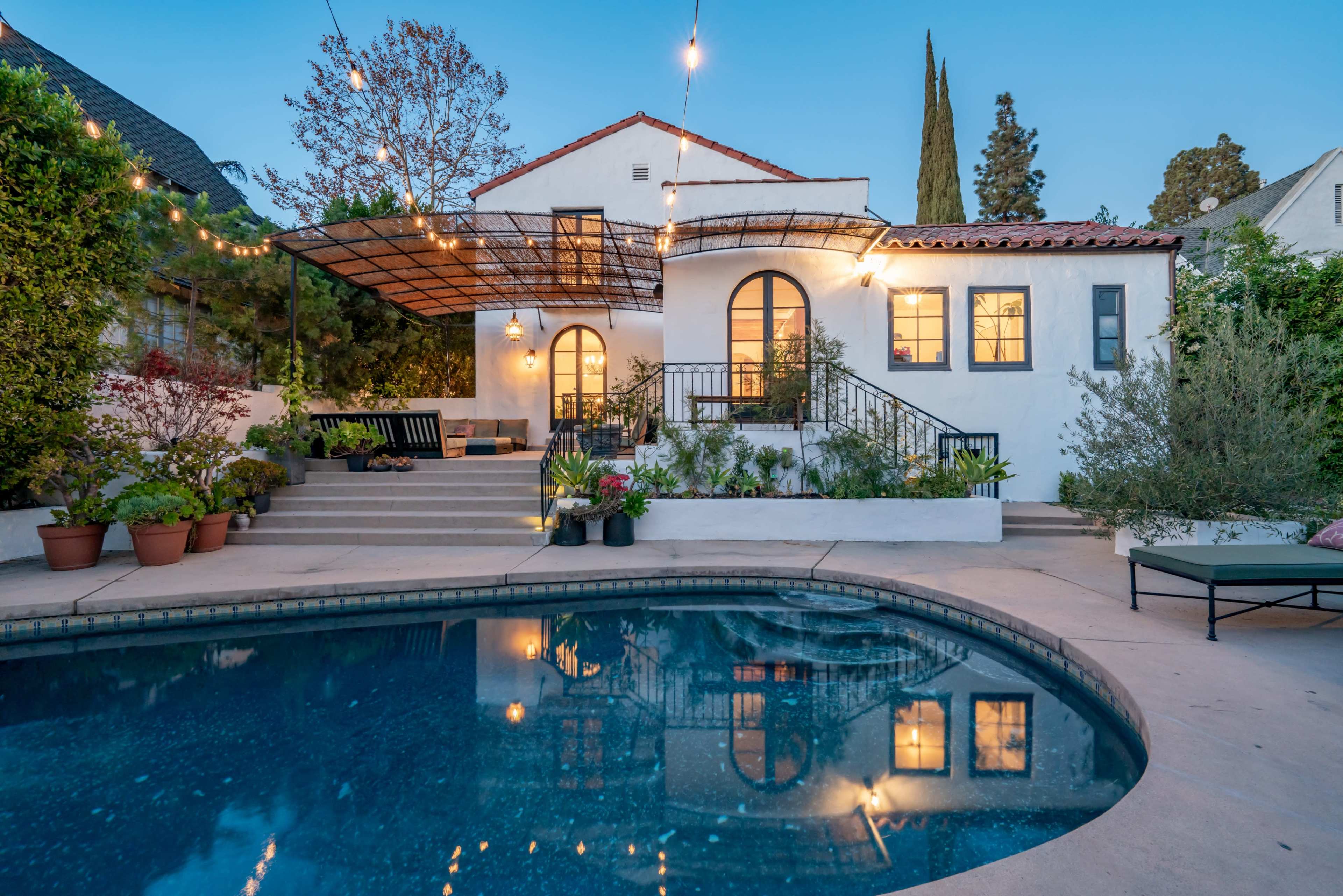 Historic 1925 Mediterranean Villa w/ Pool & Vintage Furniture  - Los Feliz Image in Los Feliz, Los Angeles, CA