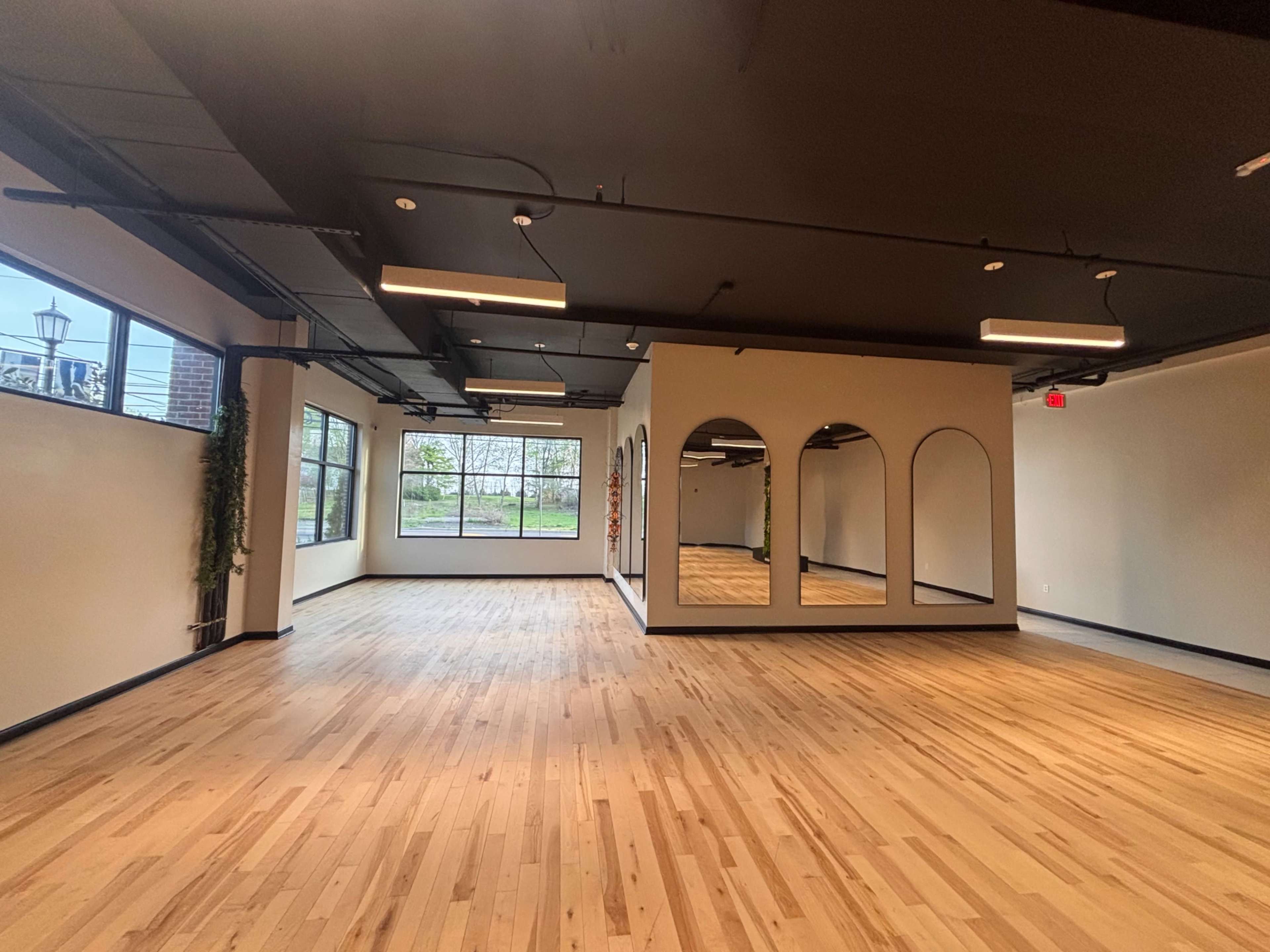 Modern & Sun-Drenched Professional Dance Studio Image in New Britain, Doylestown, PA