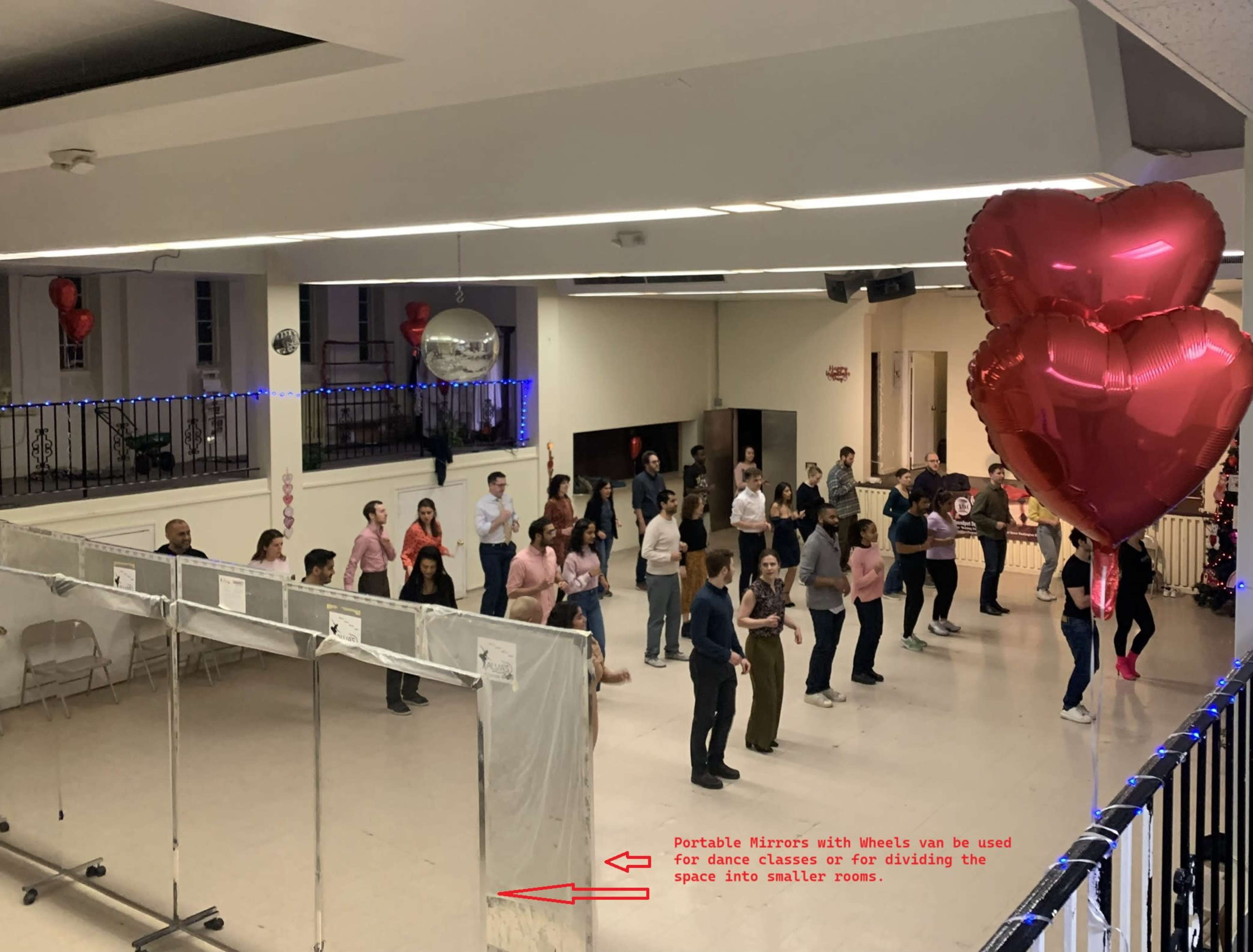 Roomy Dupont Circle Area Large Party Hall - Tables and Chairs Availabe Image in Northwest Washington, Washington DC, DC