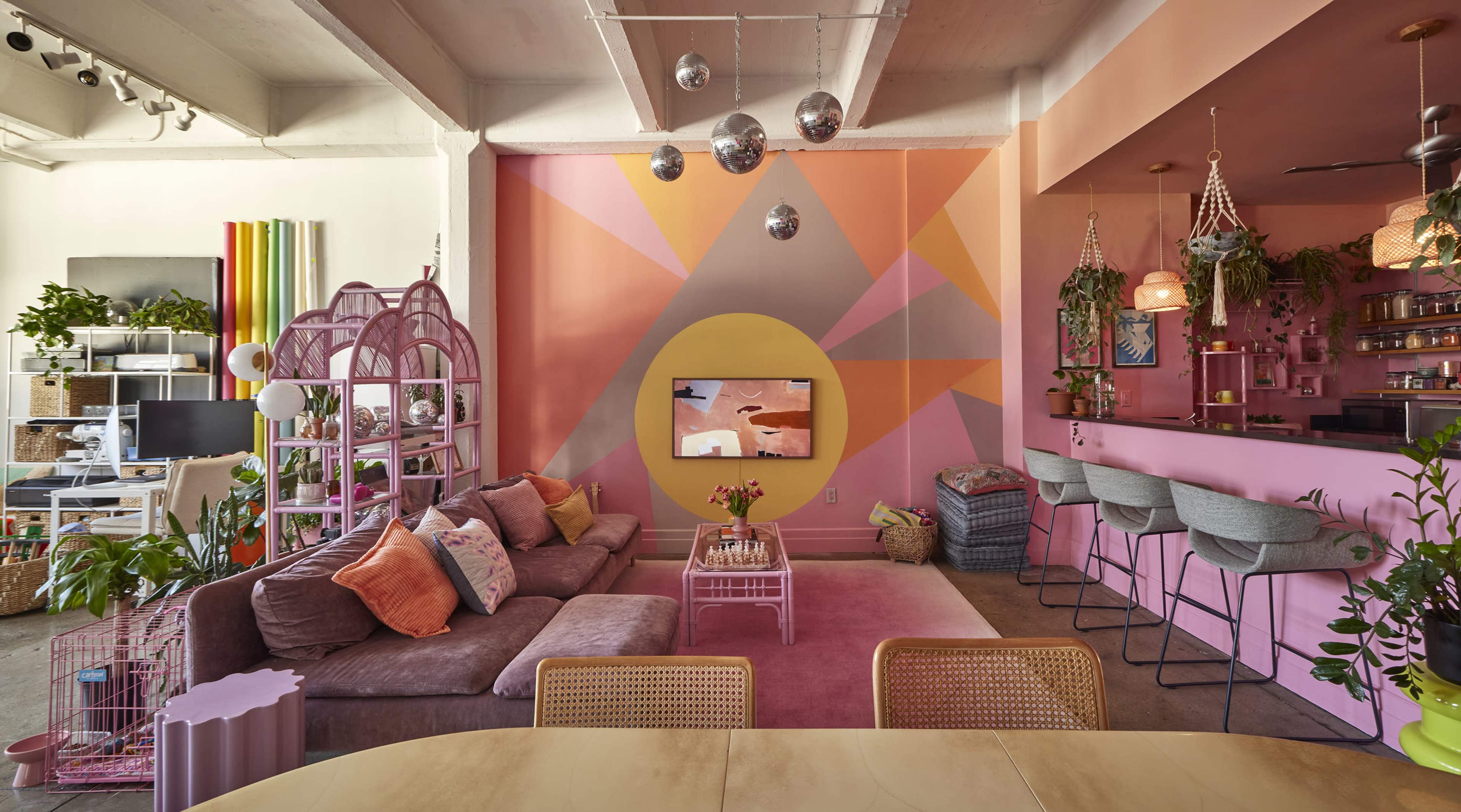 Vibrant, Colorful Apartment for Photo & Video Shoots, Events, and Wedding Prep Image in The Waterfront, Jersey City, NJ
