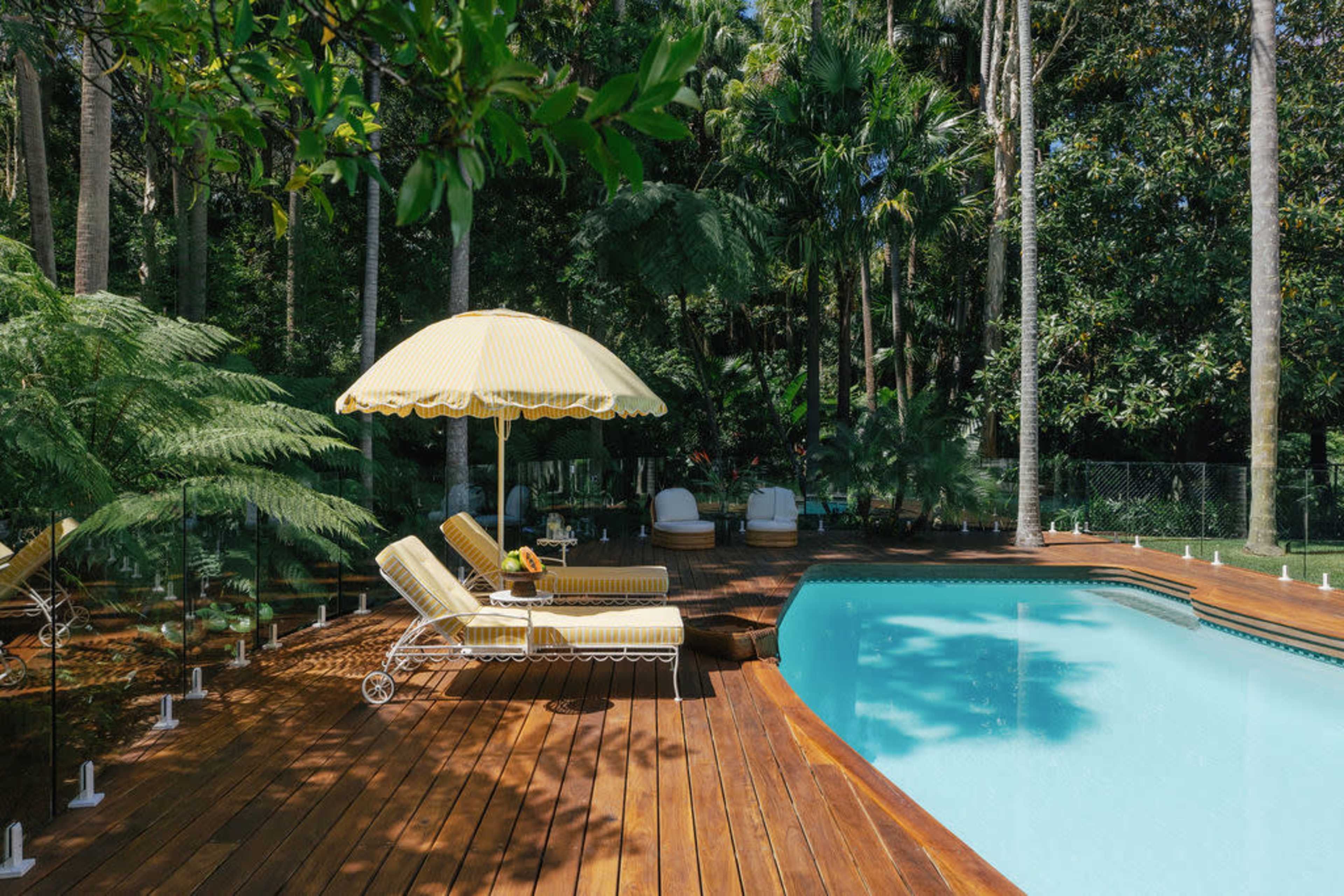 Lanai Breathtaking Coastal Retreat with Lush Tropical Gardens and Pool Image in Avalon Beach, Avalon Beach, NSW