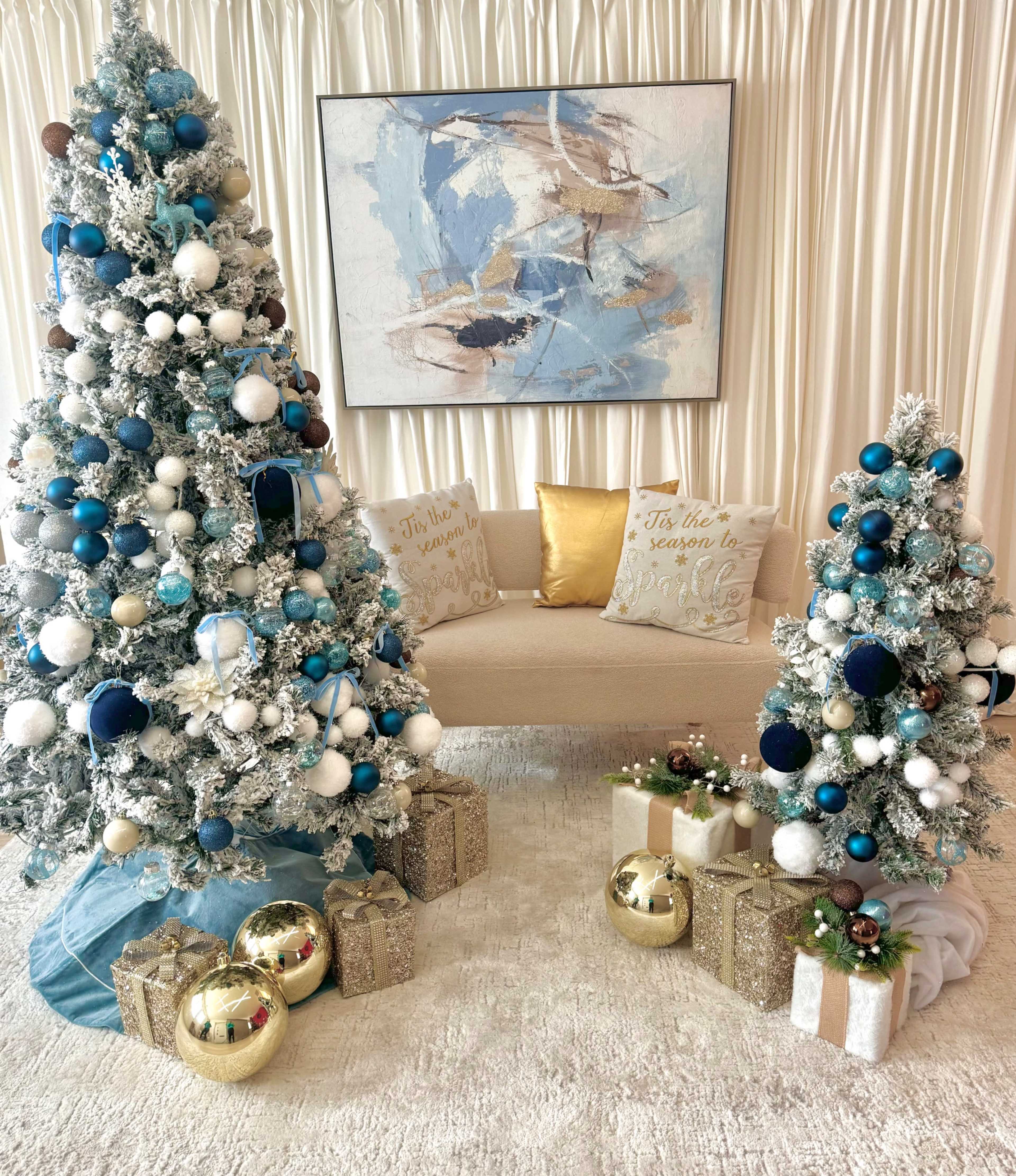 Photo Studio With Christmas Sets For Holiday Photos Image in Landmark, Alexandria, VA