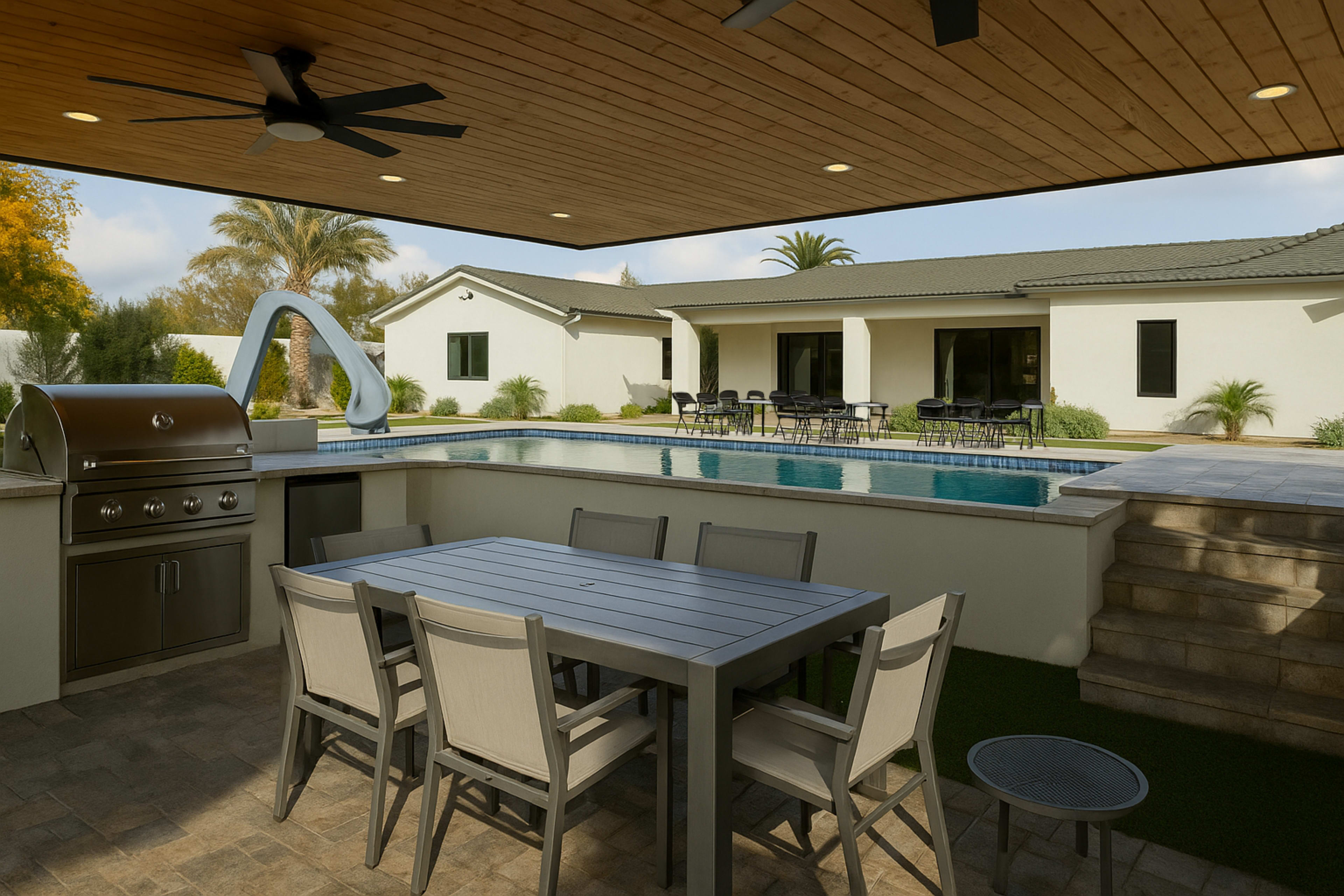 Ultimate Backyard Oasis with Pool, Swim-Up Bar, Pickleball & More! Image in Paradise Valley Village, Paradise Valley, AZ